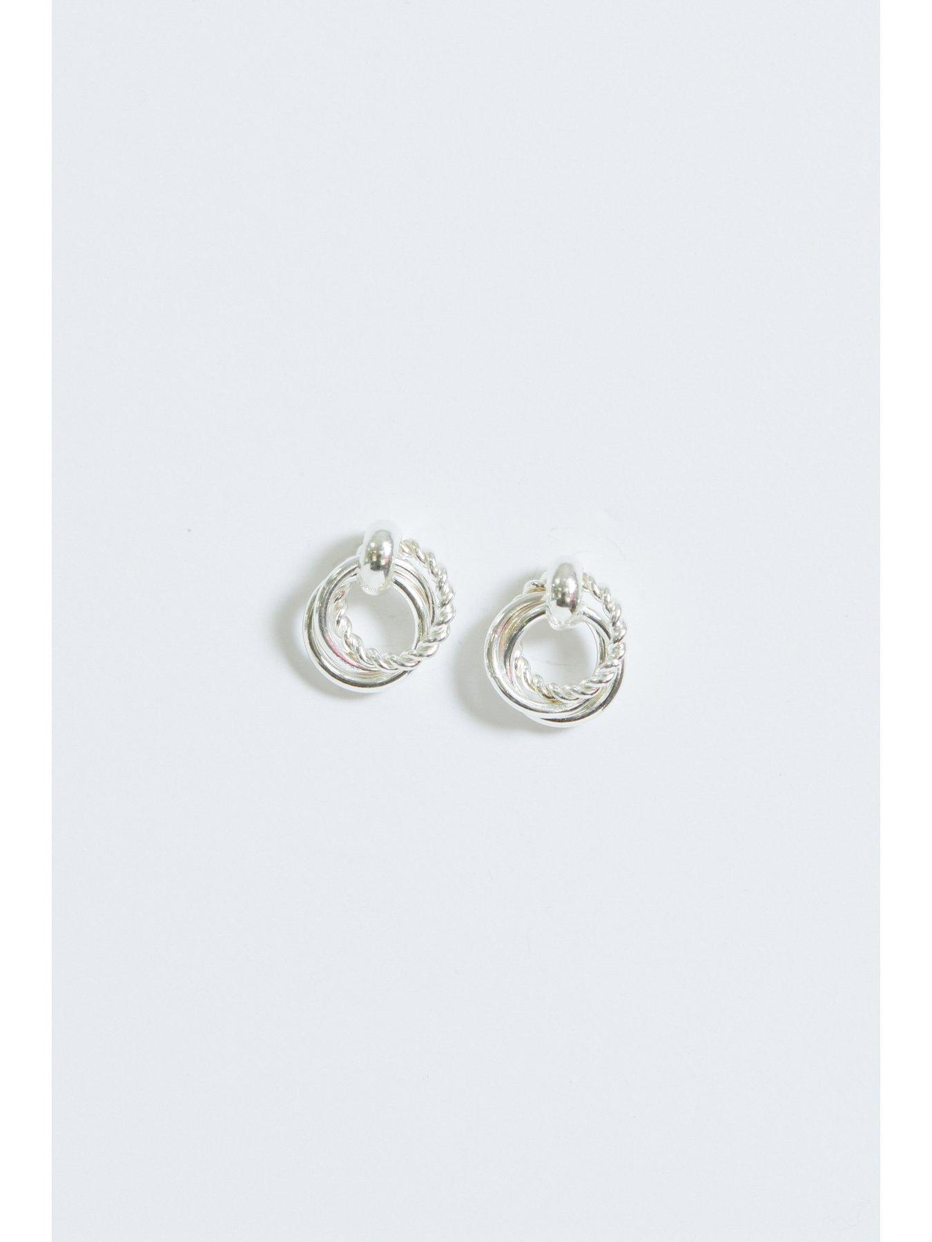 simply-silver-simply-silver-sterling-silver-925-polished-and-textured-interlocking-circle-stud-earringsoutfit