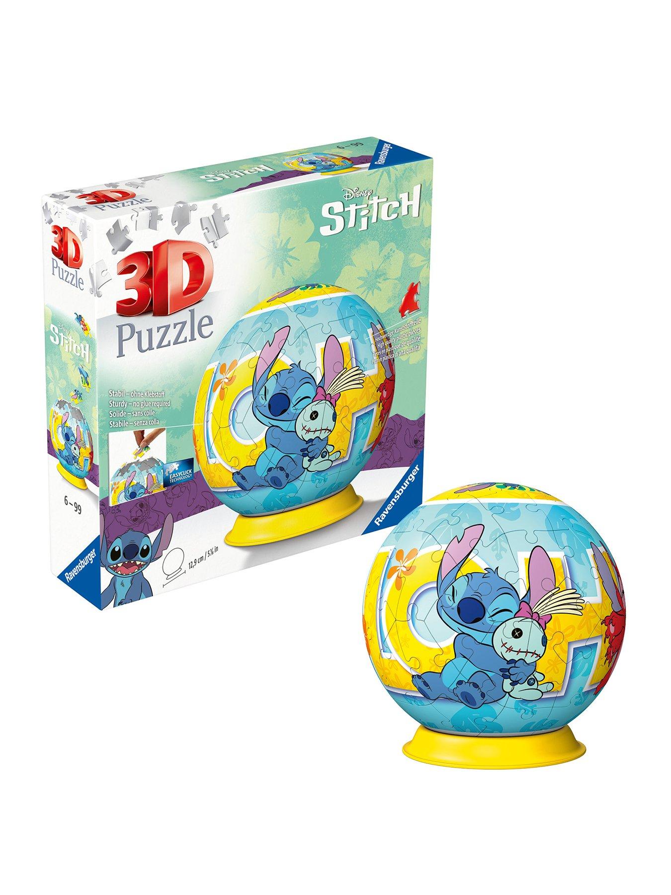 Image 1 of 6 of Disney Stitch Stitch 3D Puzzle Ball, 72pc