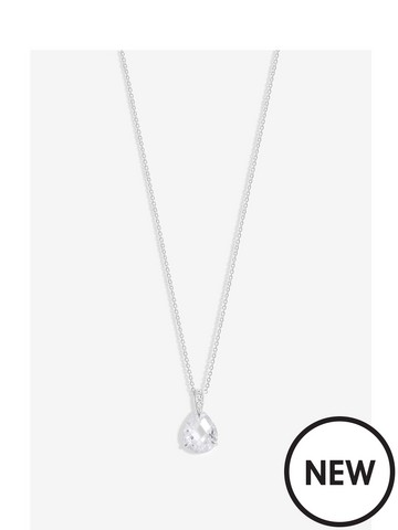 Bridal Necklace 164 Cubic Zirconia X Kisses Rhodium Over Sterling silver Bridal Necklace 164 Cubic Zirconia X Kisses Rhodium Over Sterling silver