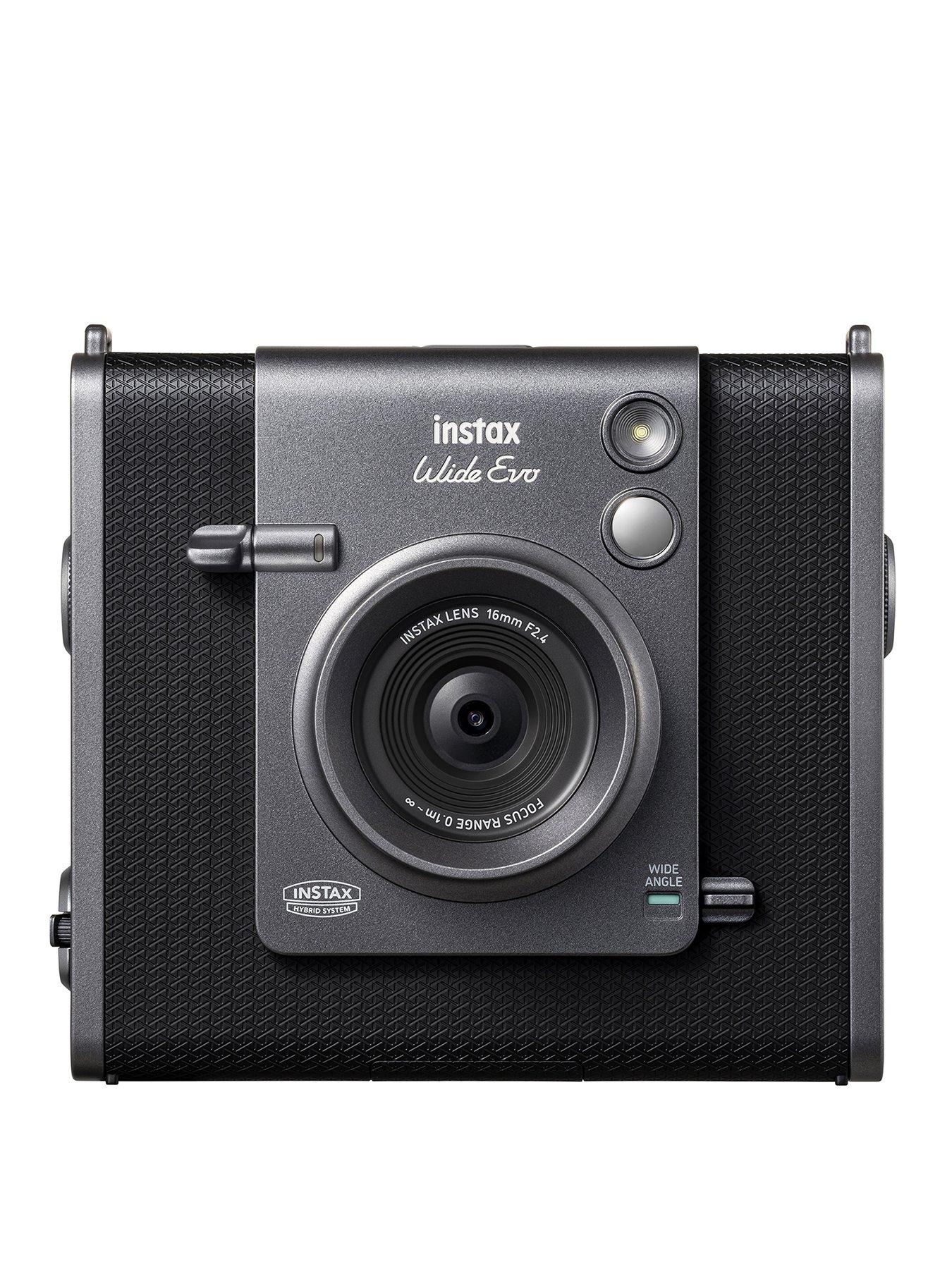 Image 2 of 7 of Fujifilm Instax Wide Evo Hybrid Instant Camera - Black + 20 Shot Film Pack