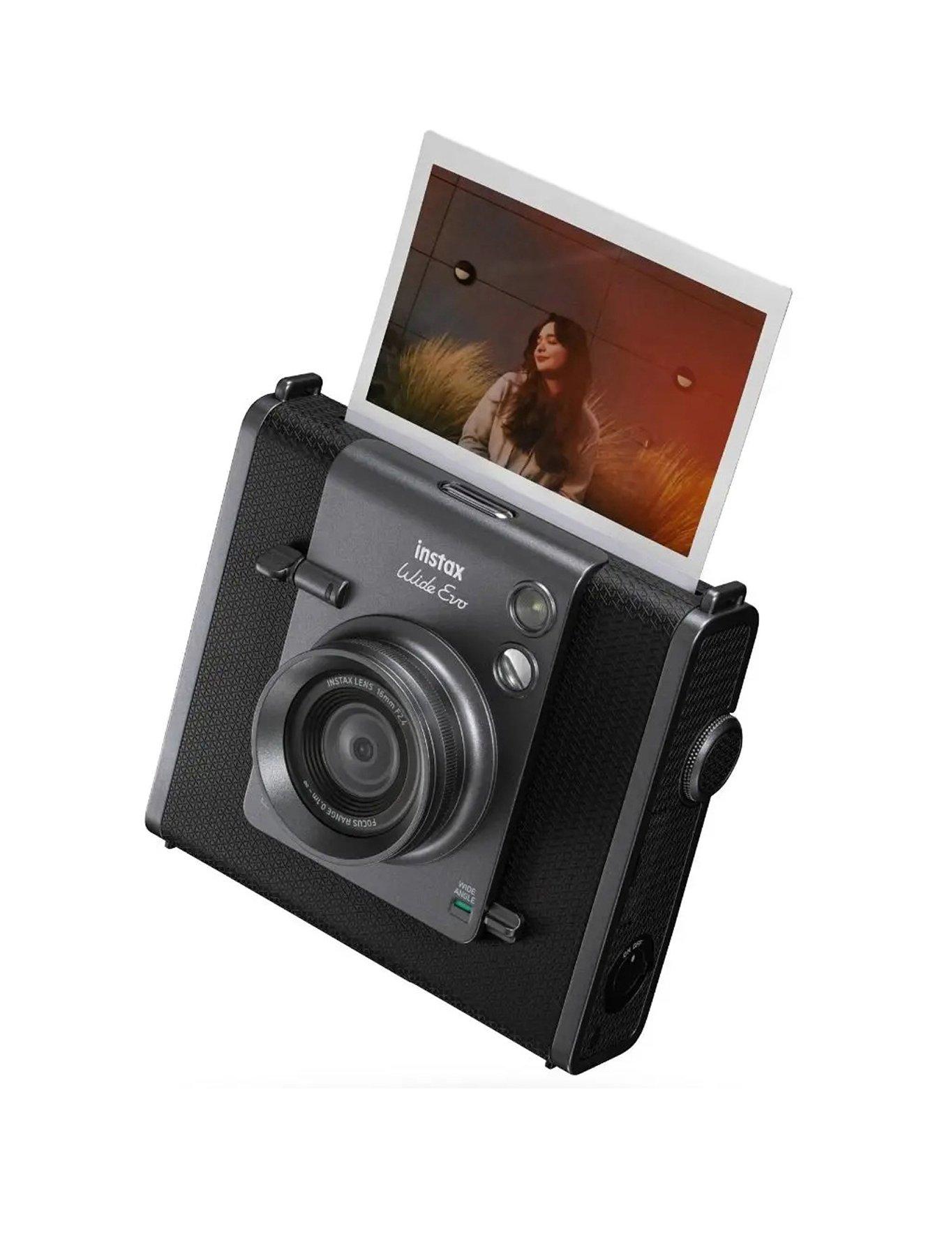 Image 3 of 7 of Fujifilm Instax Wide Evo Hybrid Instant Camera - Black + 20 Shot Film Pack