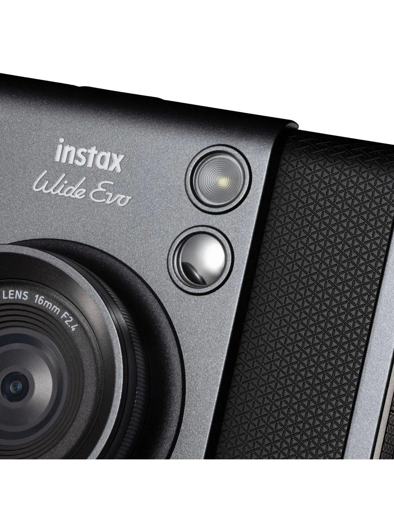 Image 5 of 7 of Fujifilm Instax Wide Evo Hybrid Instant Camera - Black + 20 Shot Film Pack
