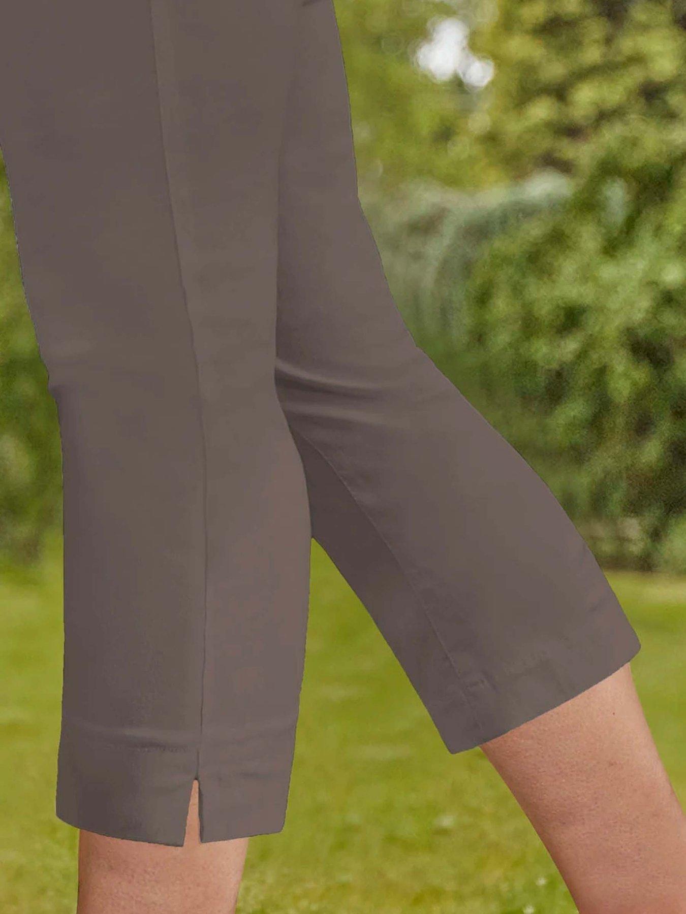 roman-cropped-stretch-trouser-brownoutfit