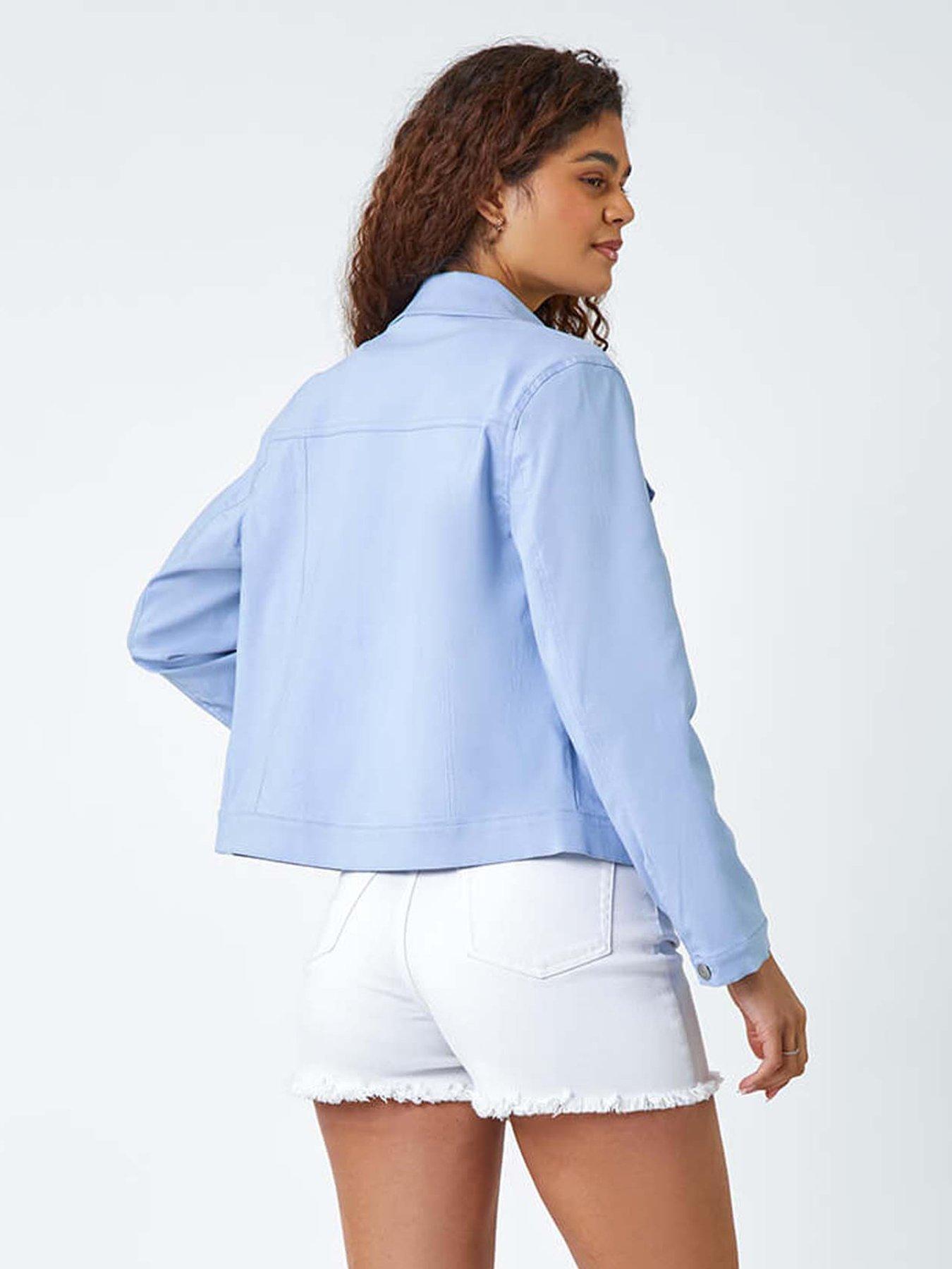 Image 2 of 5 of Roman Stretch Pocket Detail Jacket - Blue