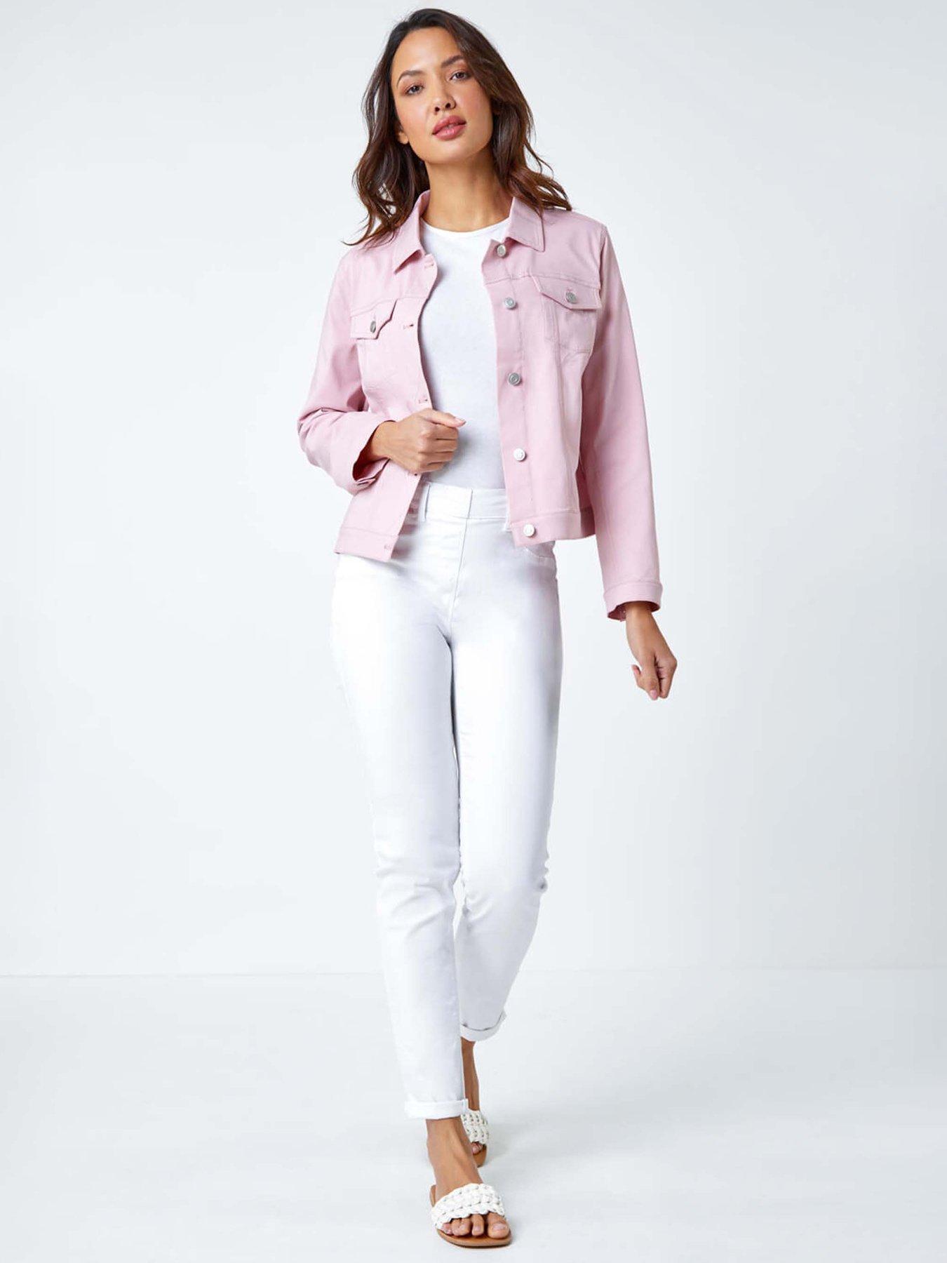 Image 3 of 5 of Roman Stretch Pocket Detail Jacket - Pink