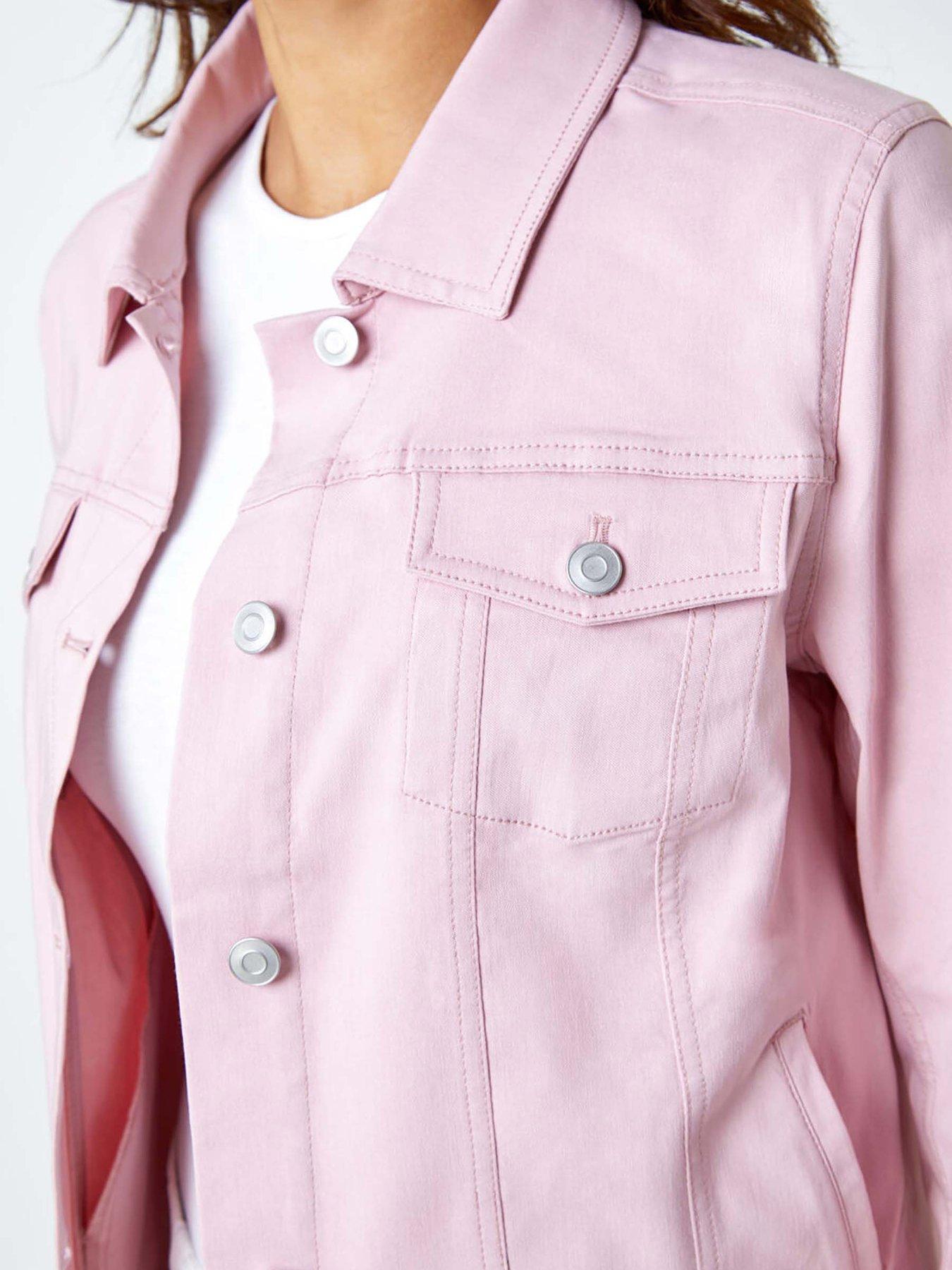 Image 5 of 5 of Roman Stretch Pocket Detail Jacket - Pink