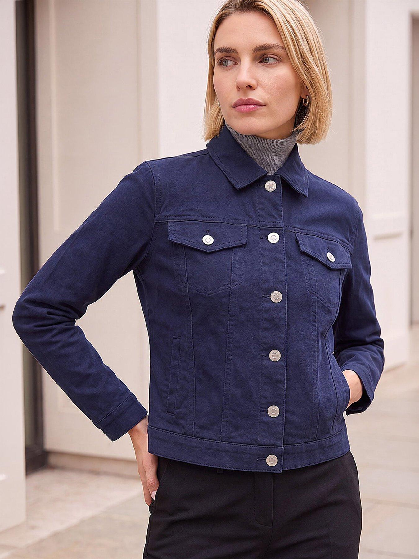 Roman Stretch Pocket Detail Jacket - Navy