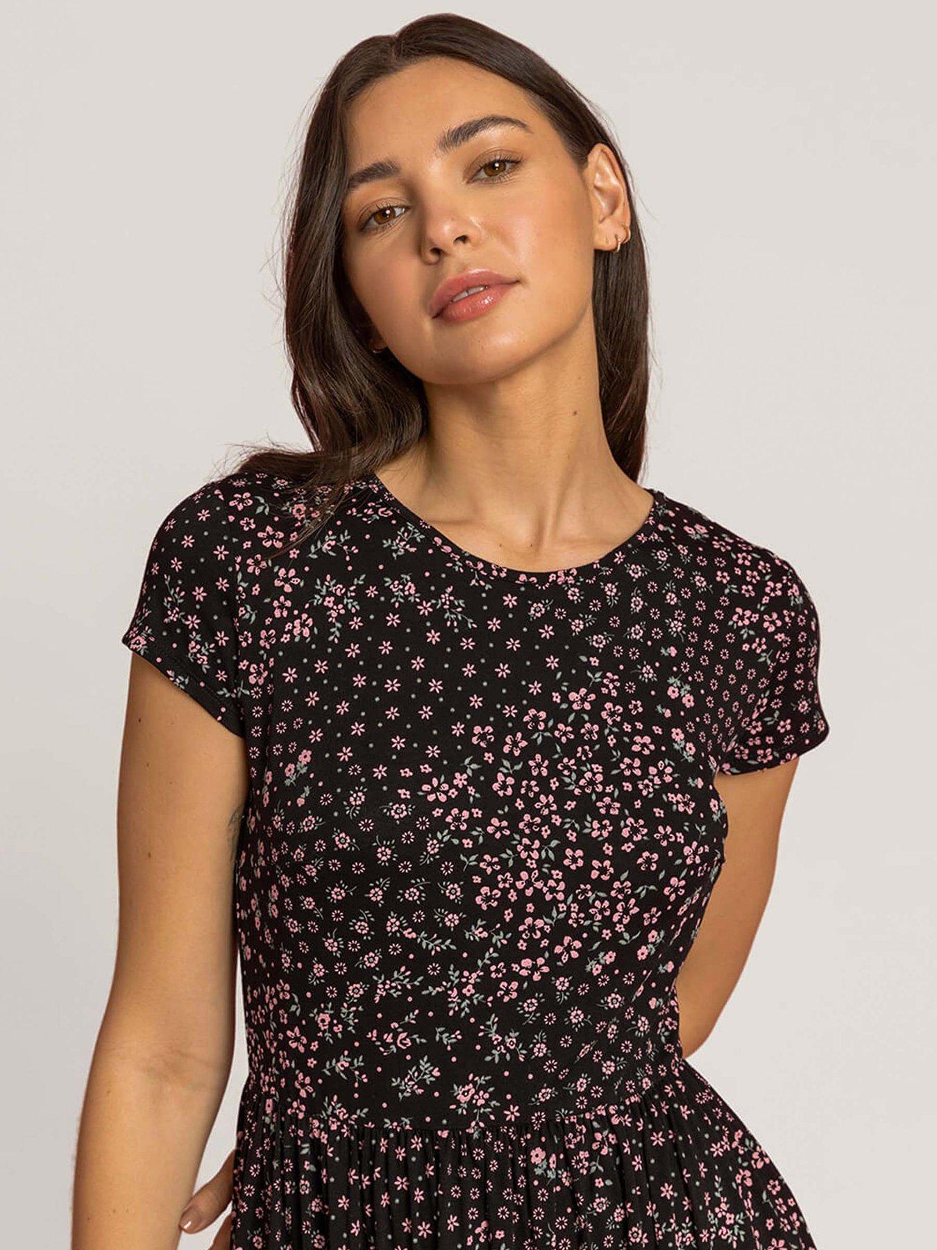 roman-patchwork-floral-stretch-jersey-dressoutfit