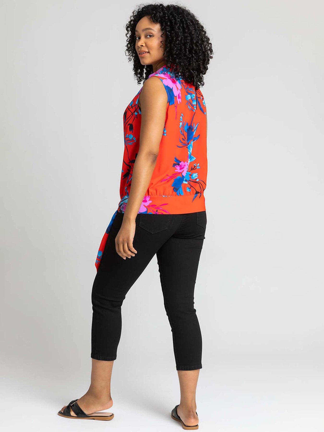 Image 2 of 4 of Roman Petite Stretch Crop Denim Jegging