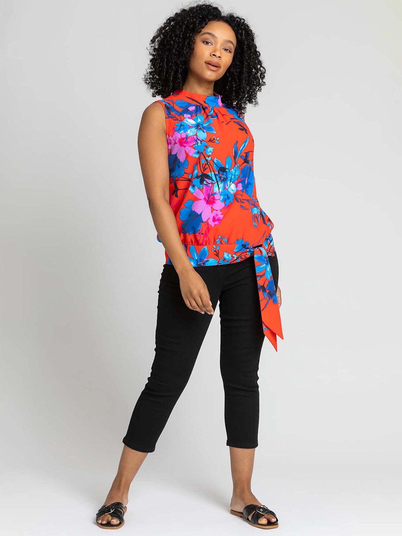 Image 3 of 4 of Roman Petite Stretch Crop Denim Jegging