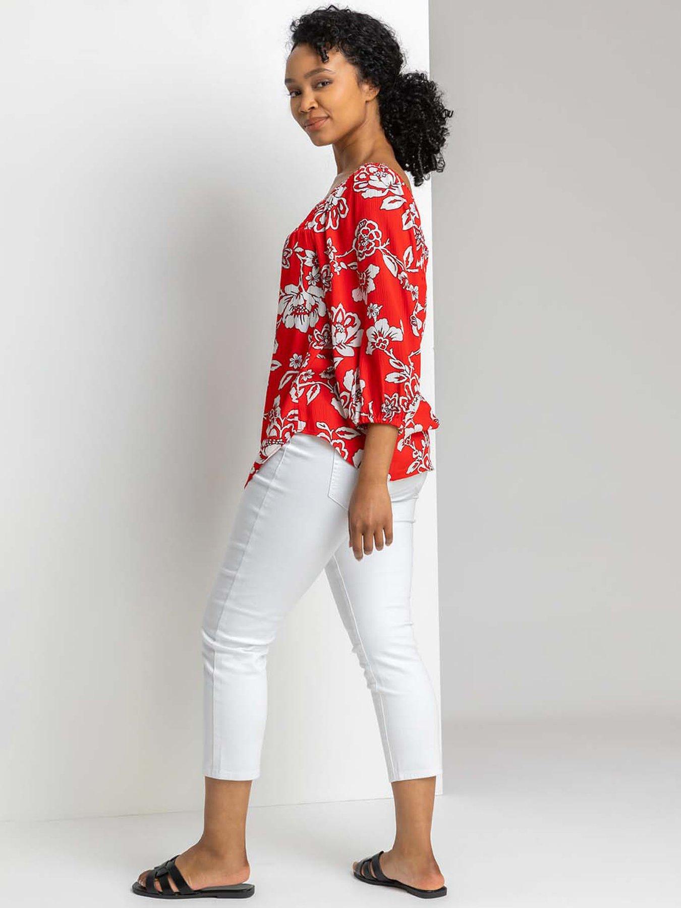 Image 4 of 5 of Roman Petite Stretch Crop Denim Jegging