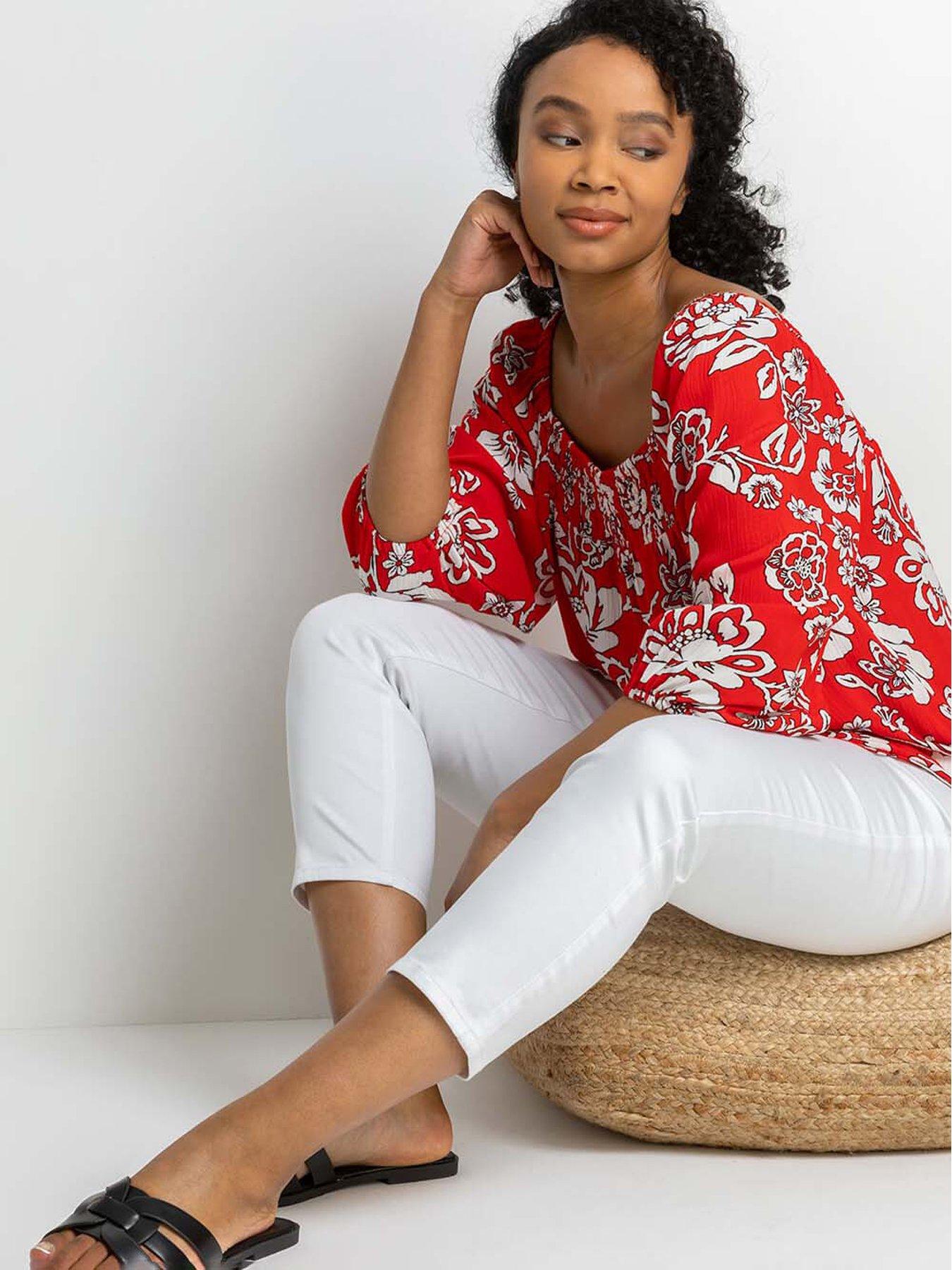Image 5 of 5 of Roman Petite Stretch Crop Denim Jegging