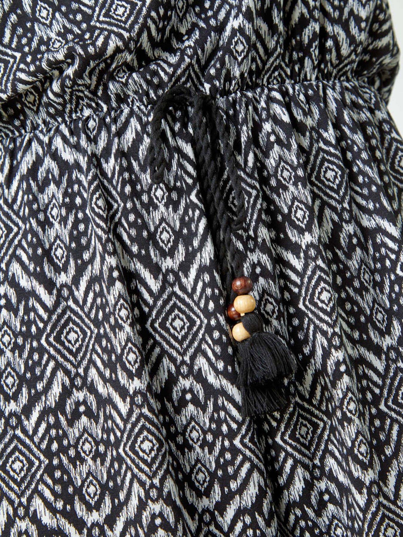 Image 5 of 5 of Roman Aztec Print Sleeveless Stretch Playsuit