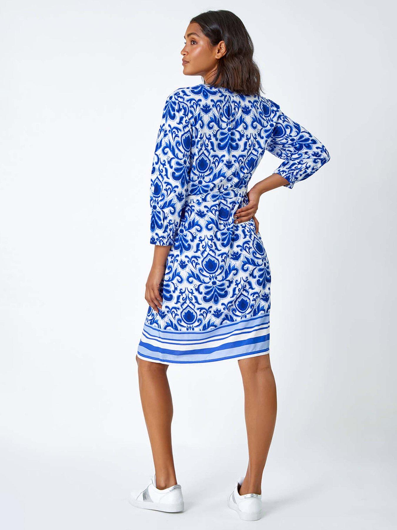 roman-abstract-border-print-shirt-dressstillFront