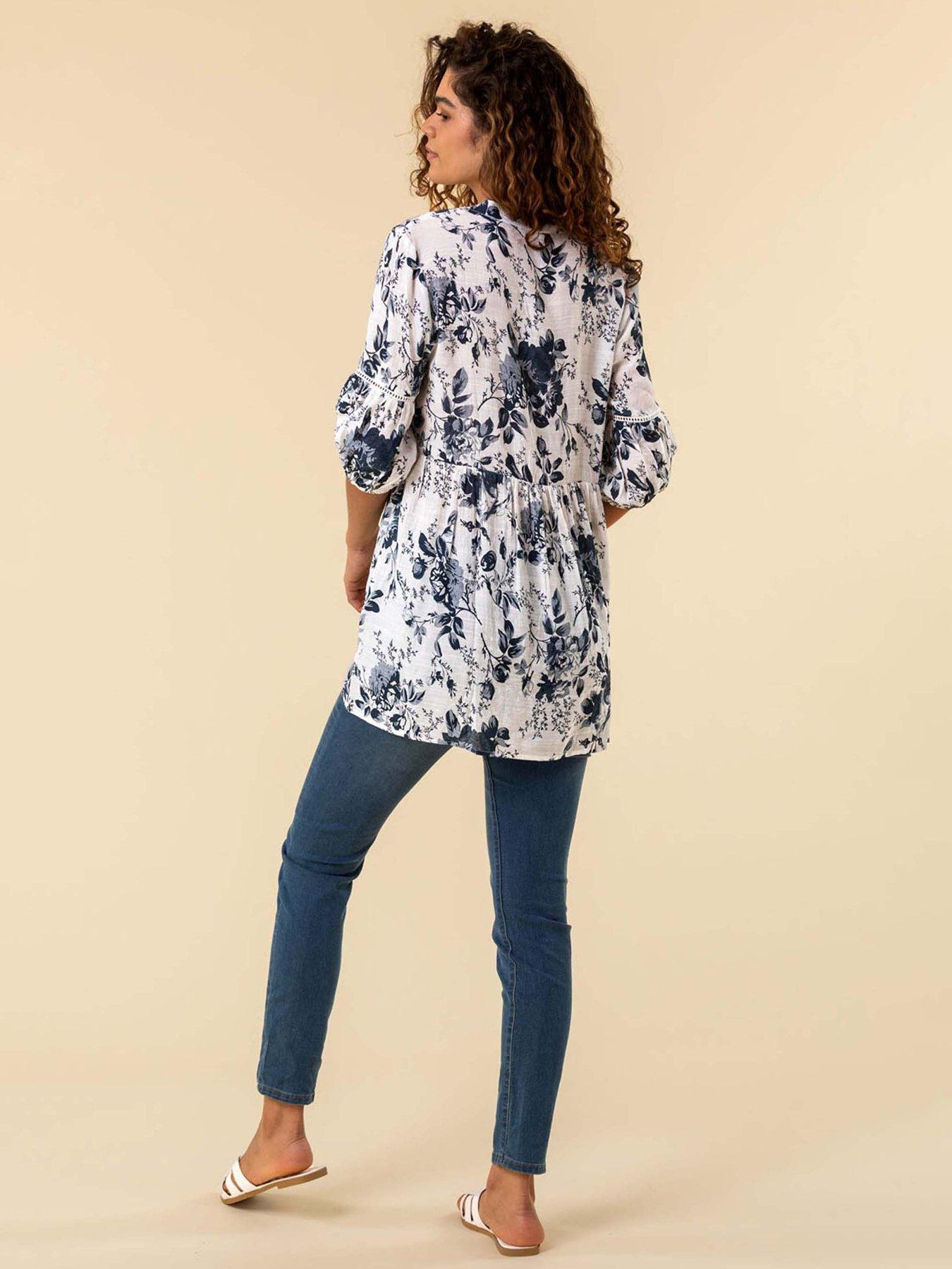 roman-floral-print-notch-neck-topstillFront