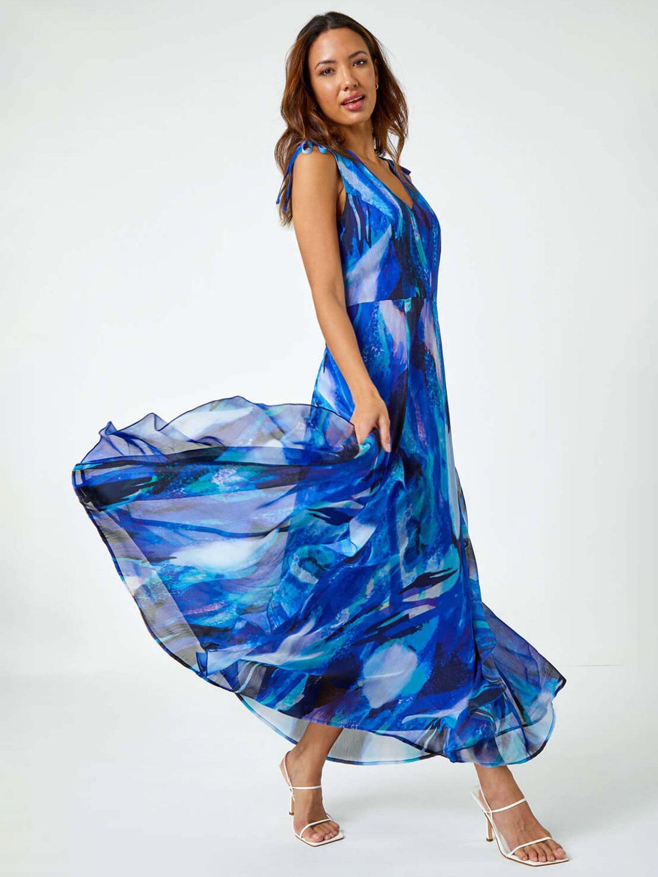 roman-sleeveless-abstract-print-maxi-dressback