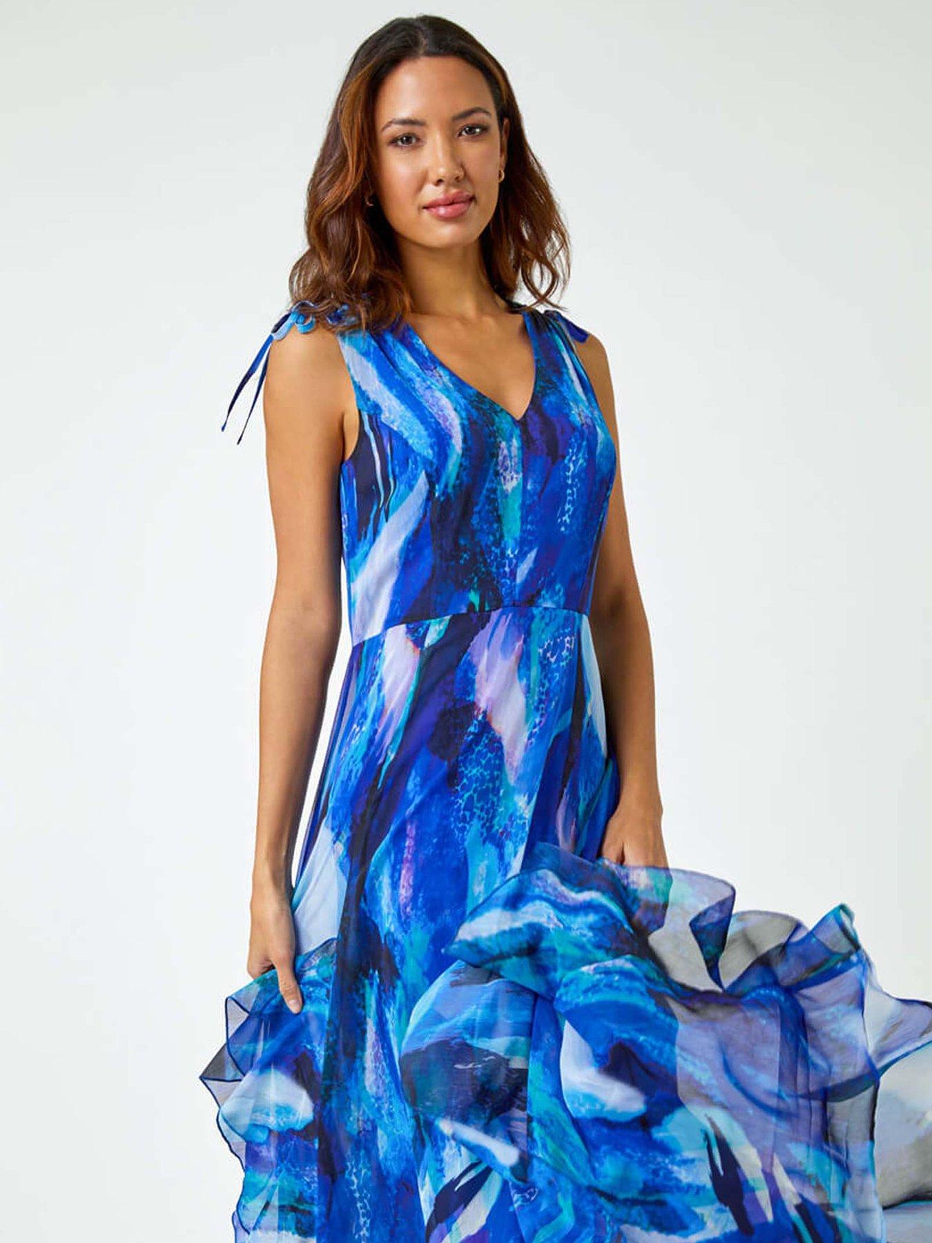 roman-sleeveless-abstract-print-maxi-dressoutfit
