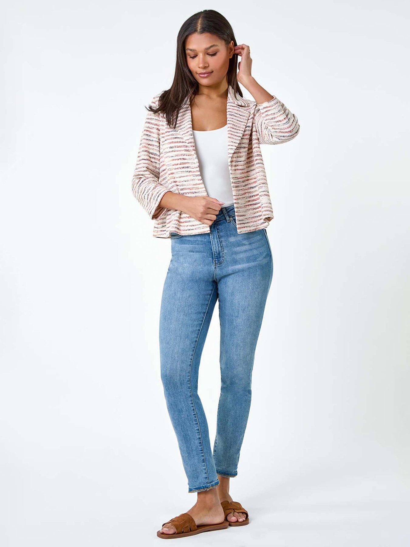 roman-stripe-textured-34-sleeve-cotton-blend-jacketback