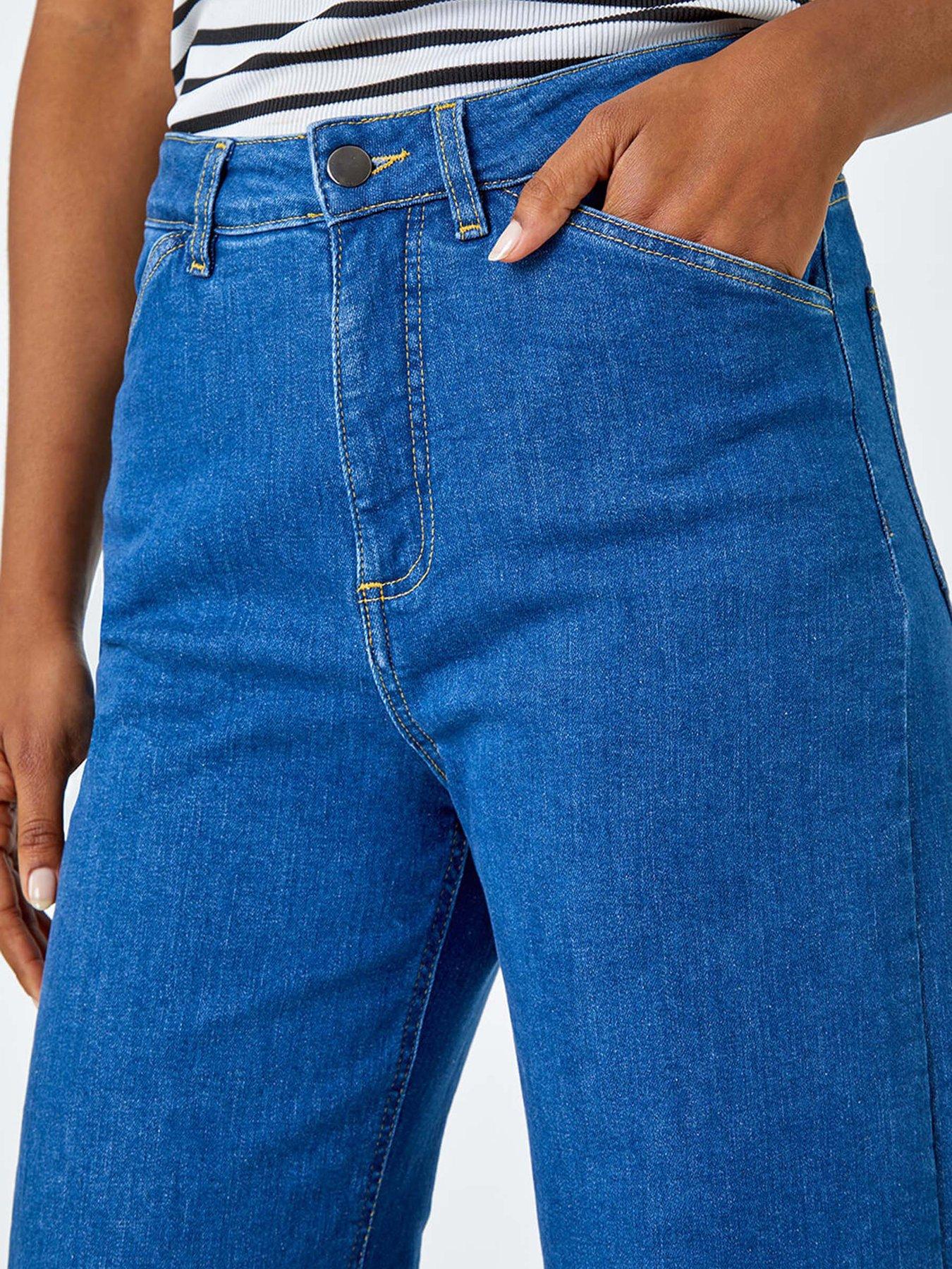 Image 5 of 5 of Roman Cotton Denim Stretch Culottes