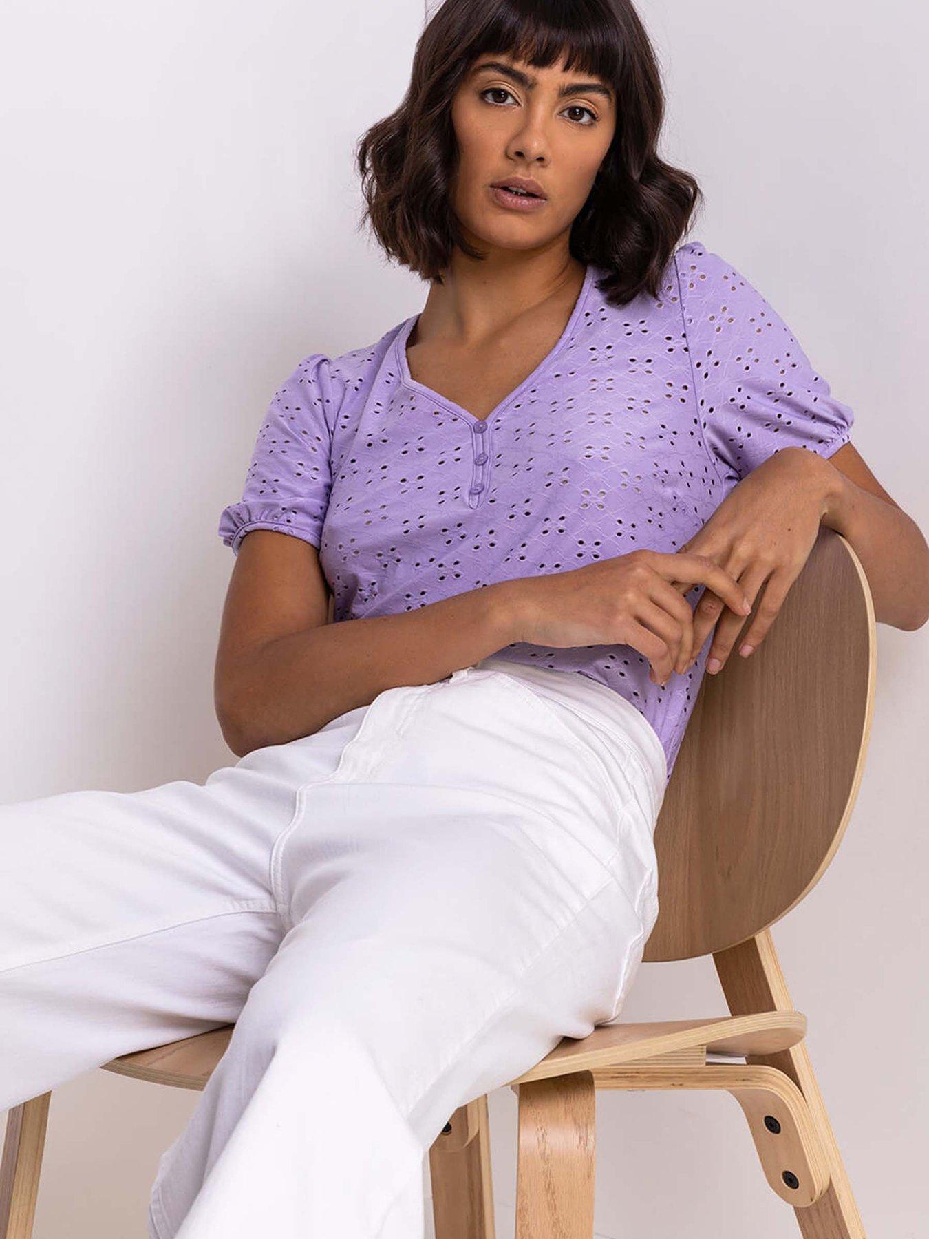 Image 4 of 5 of Roman Wide Leg Stretch Denim Cropped Culottes