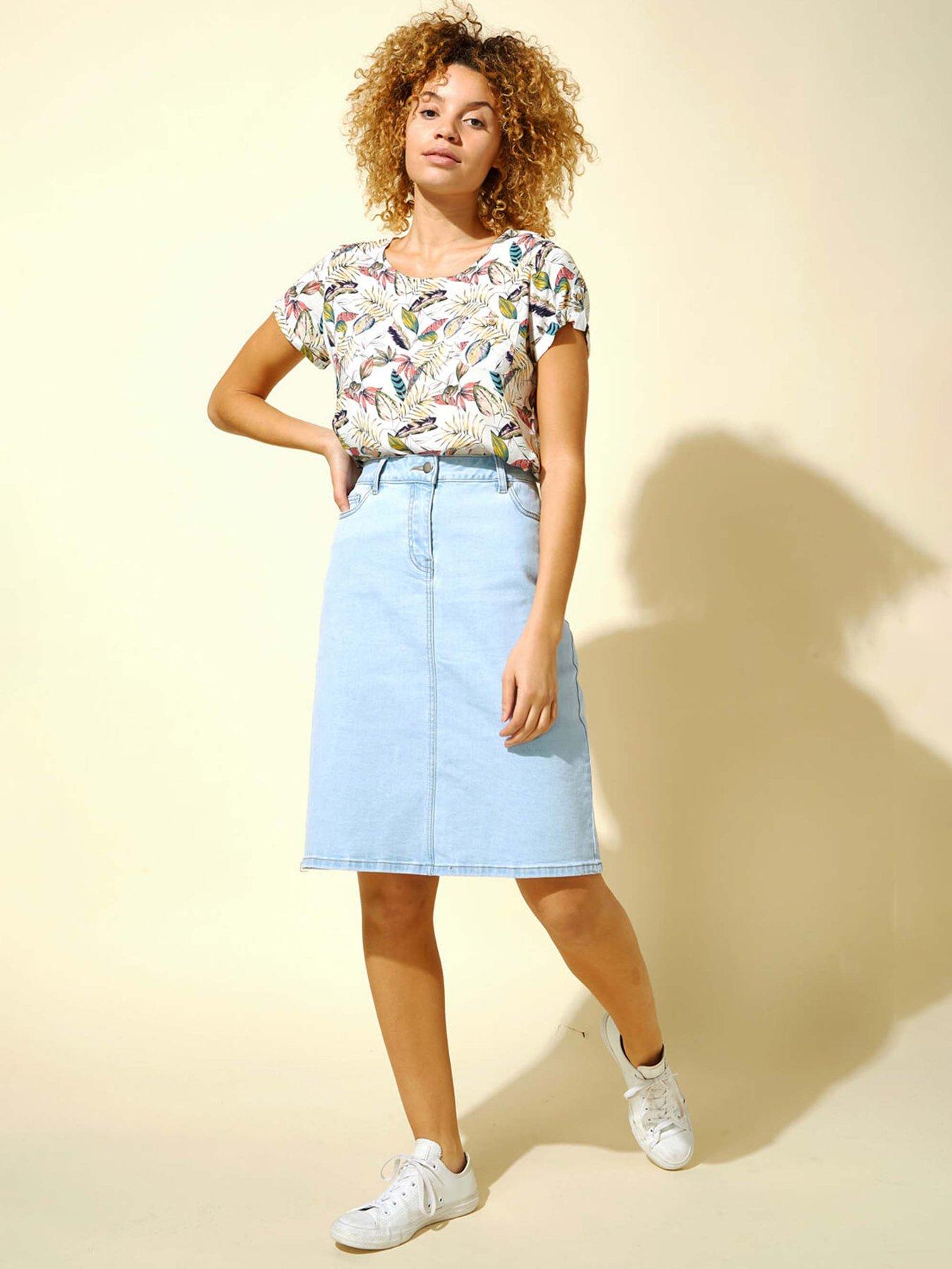 roman-cotton-denim-stretch-a-line-skirtback