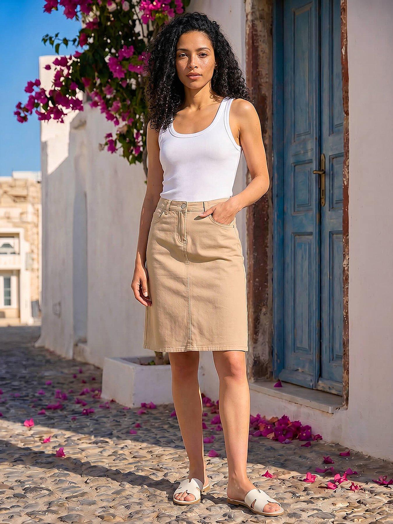 roman-cotton-denim-stretch-a-line-skirt