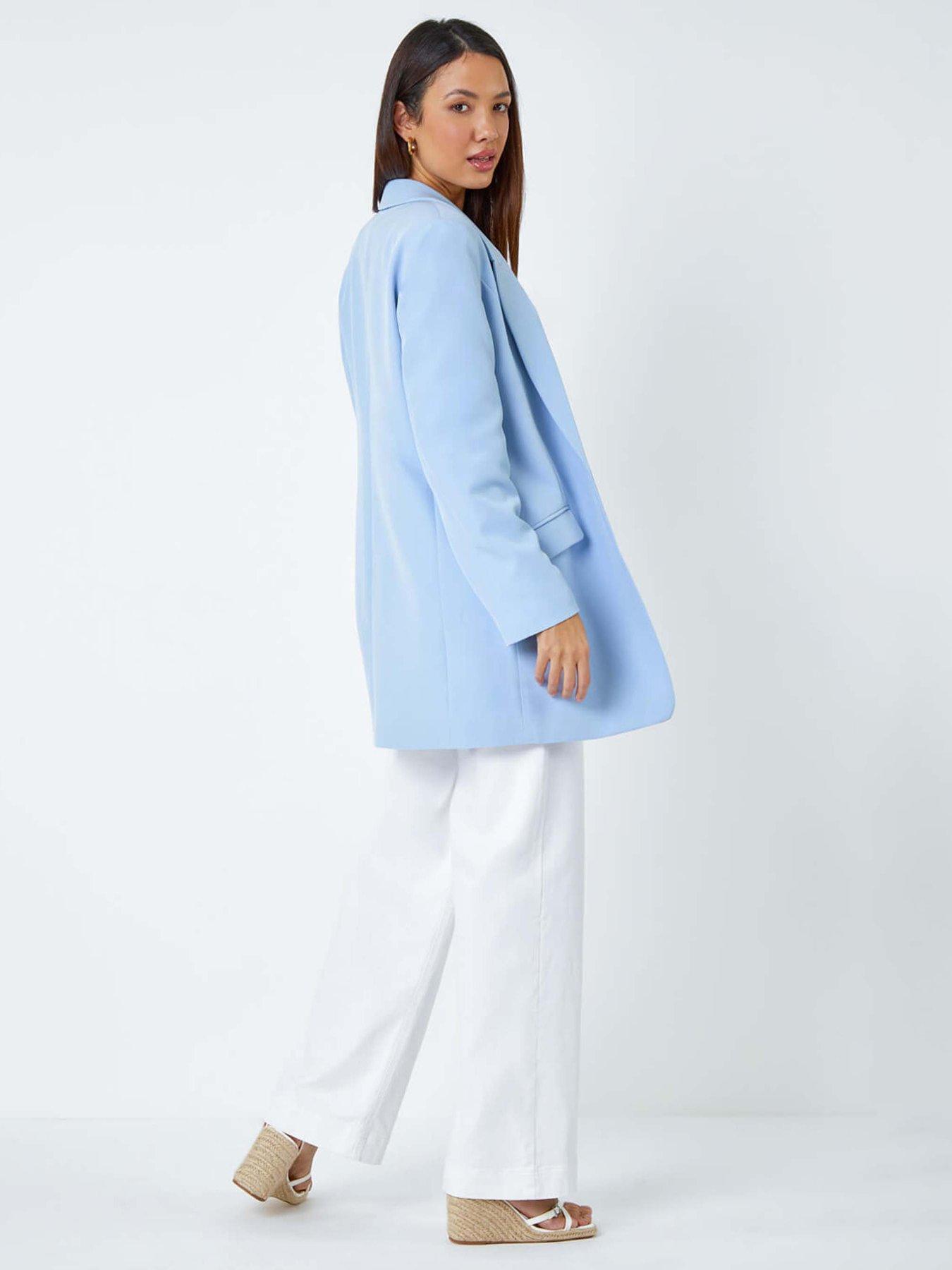 roman-longline-blazer-jacket-bluestillFront