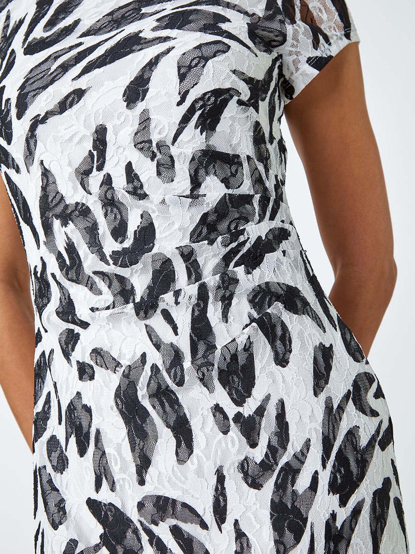 roman-leaf-print-stretch-bodycon-lace-dressdetail