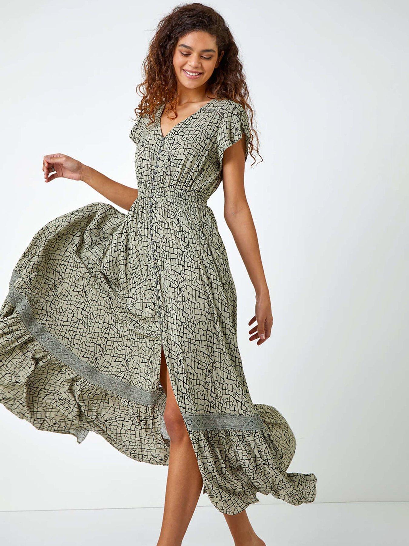 roman-scribble-print-button-through-maxi-dressback