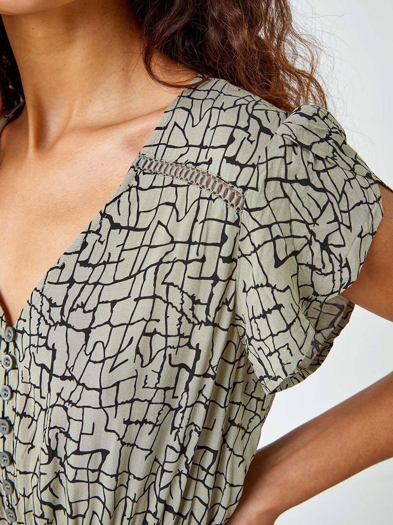 roman-scribble-print-button-through-maxi-dressdetail