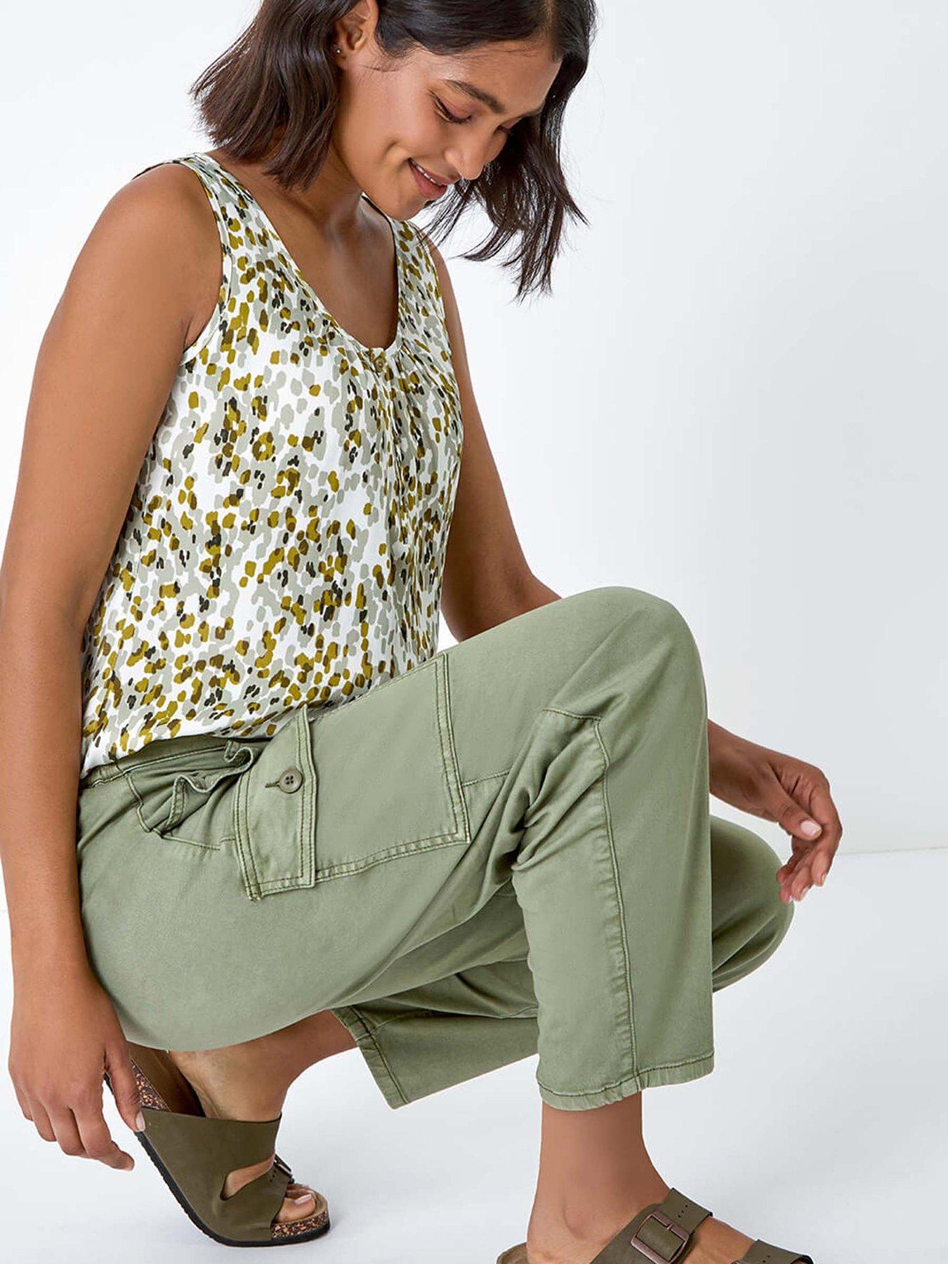 Image 4 of 5 of Roman Abstract Spot Print Button Vest