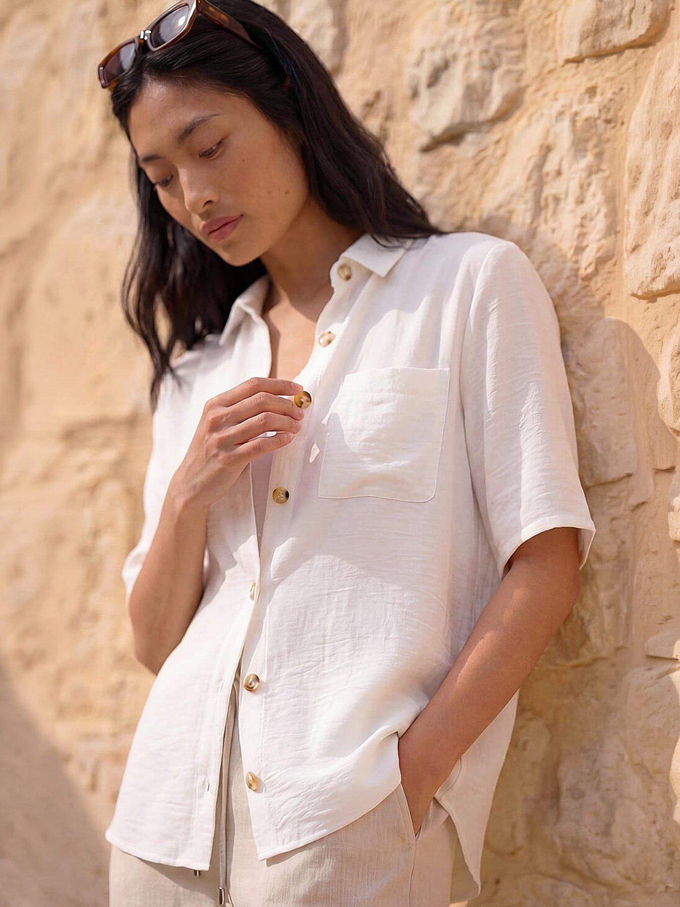 petite dress shirts women Women's Petite Shirts & Blouses Range