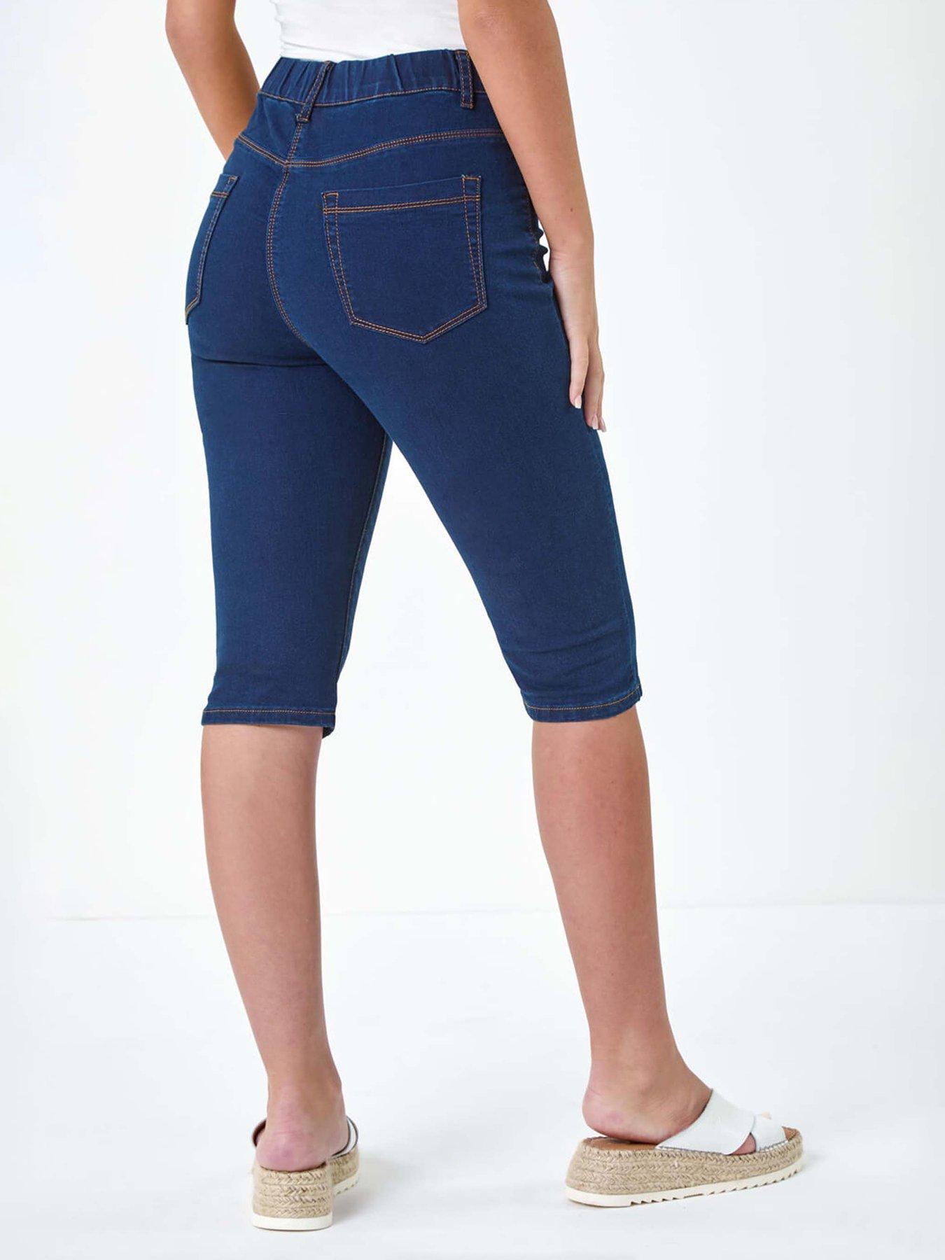 roman-denim-stretch-knee-length-pedal-pusherstillFront