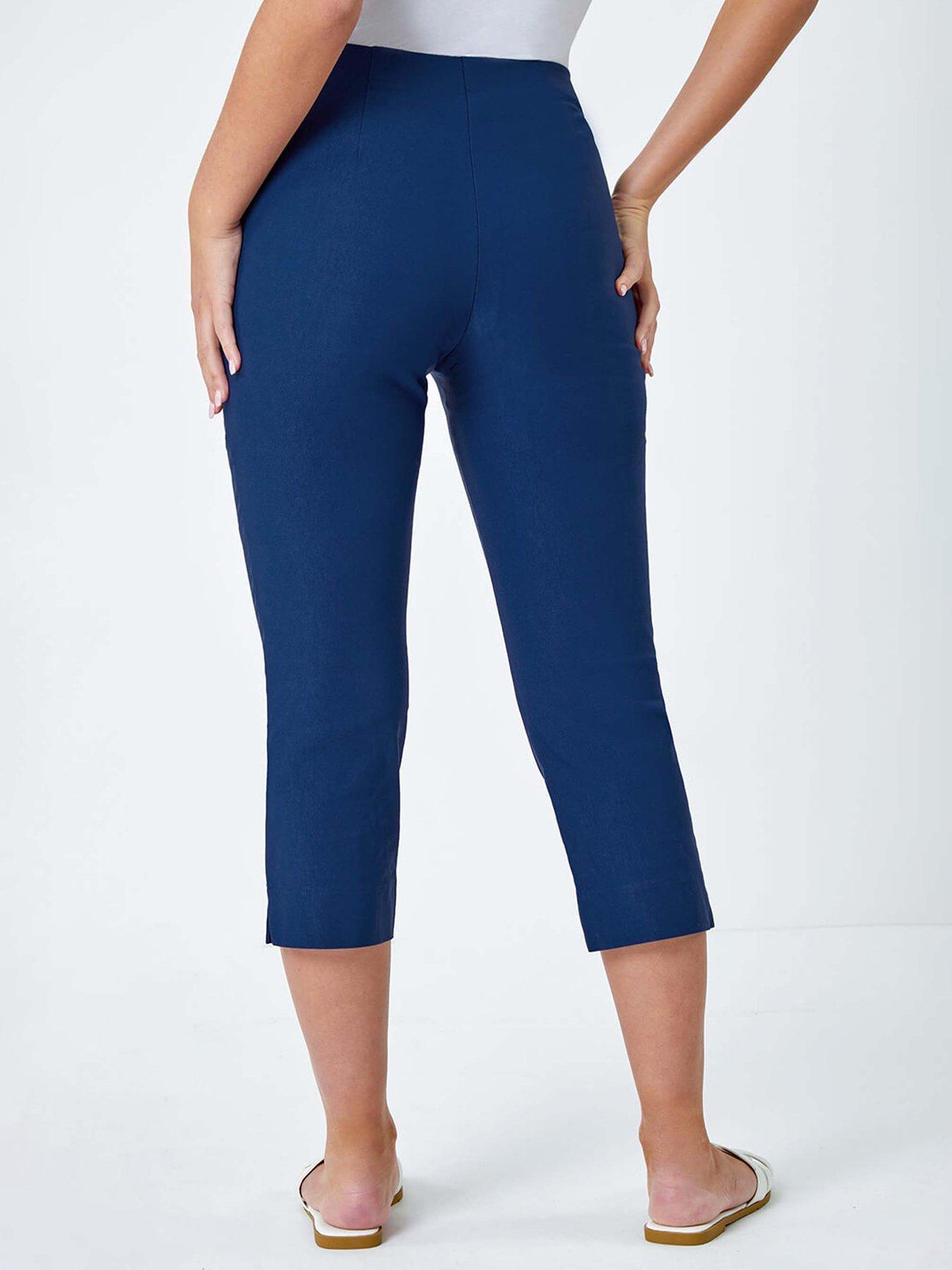roman-petite-cropped-stretch-trousers-navystillFront