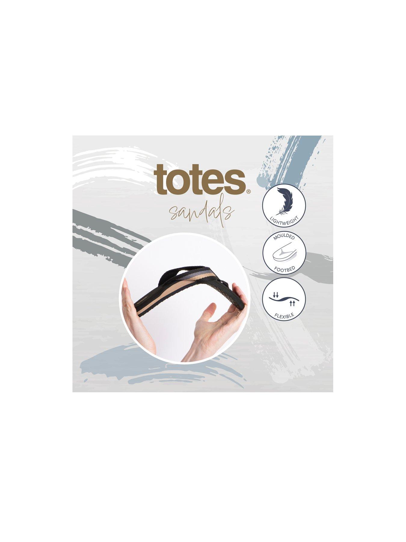 Image 6 of 6 of TOTES Totes Tape Toe Post Flip Flop