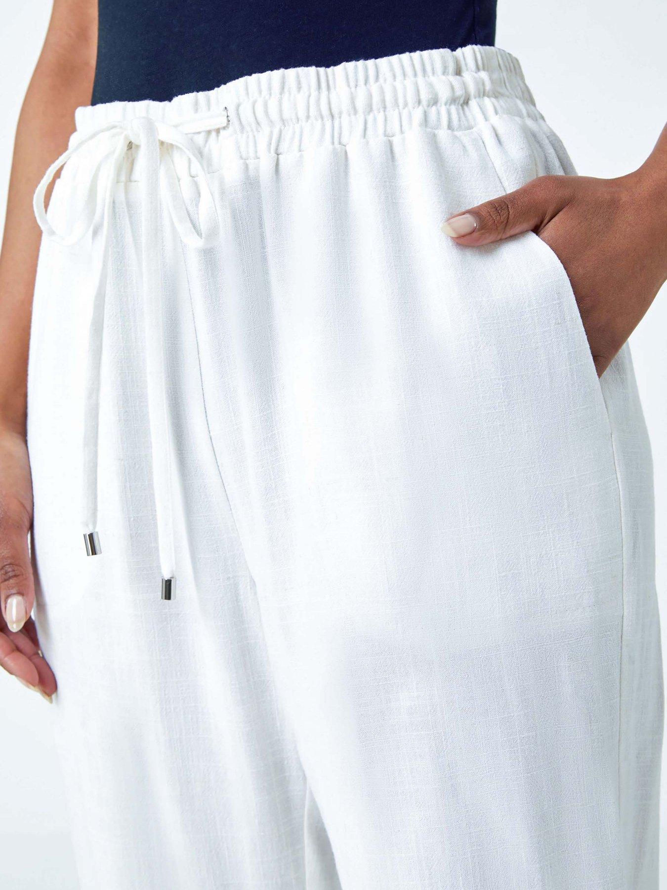 roman-petite-wide-leg-linen-blend-trouserdetail