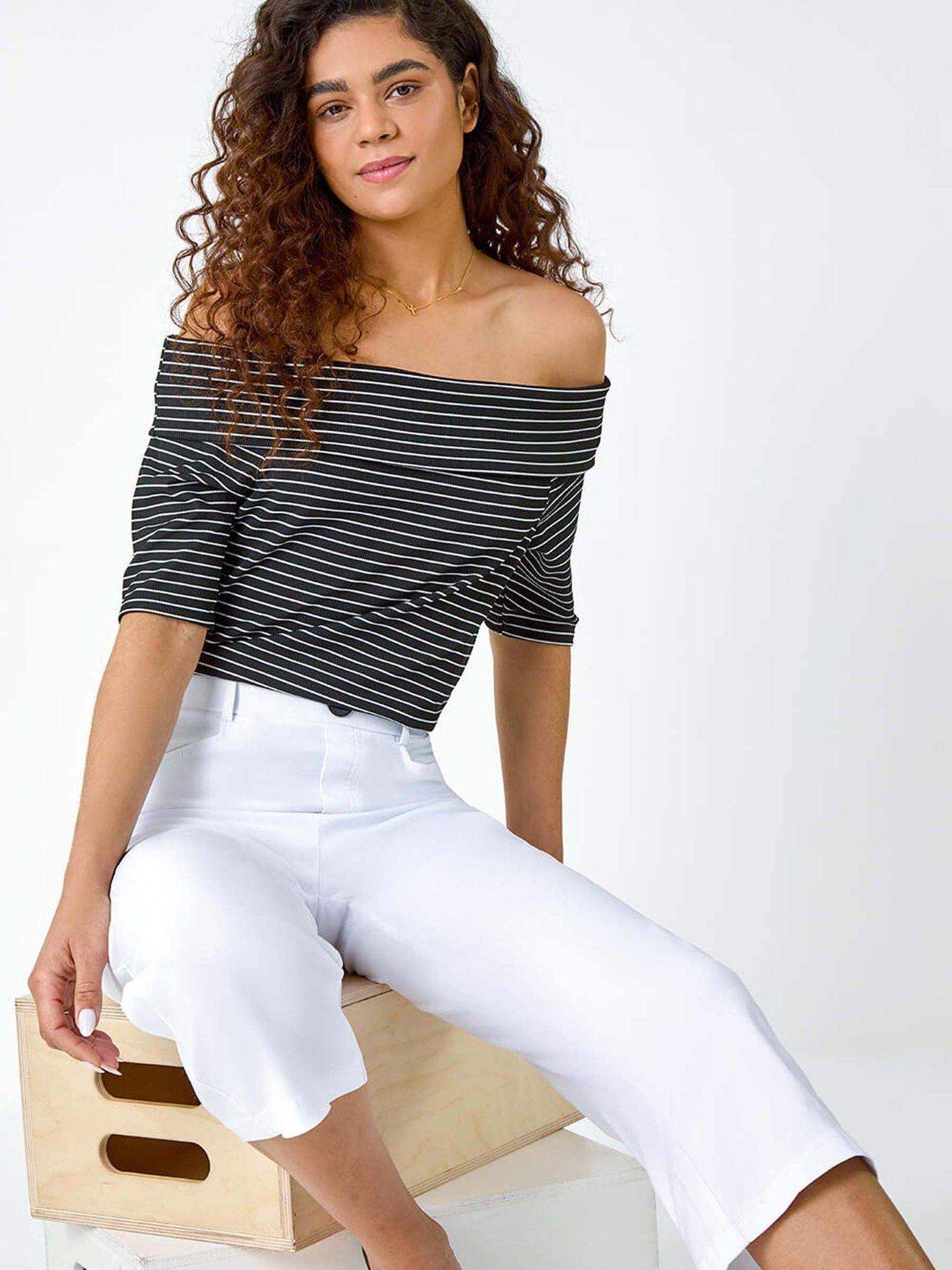 roman-cropped-stretch-culotte-whiteoutfit