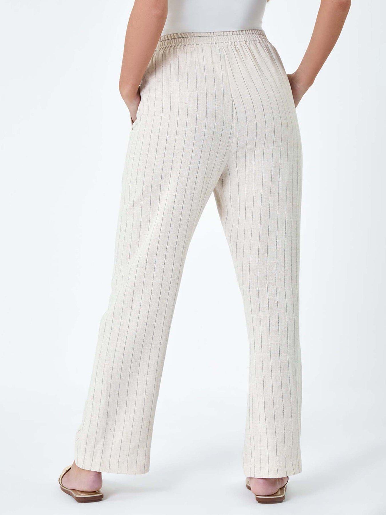 roman-petite-linen-blend-stripe-trousersstillFront