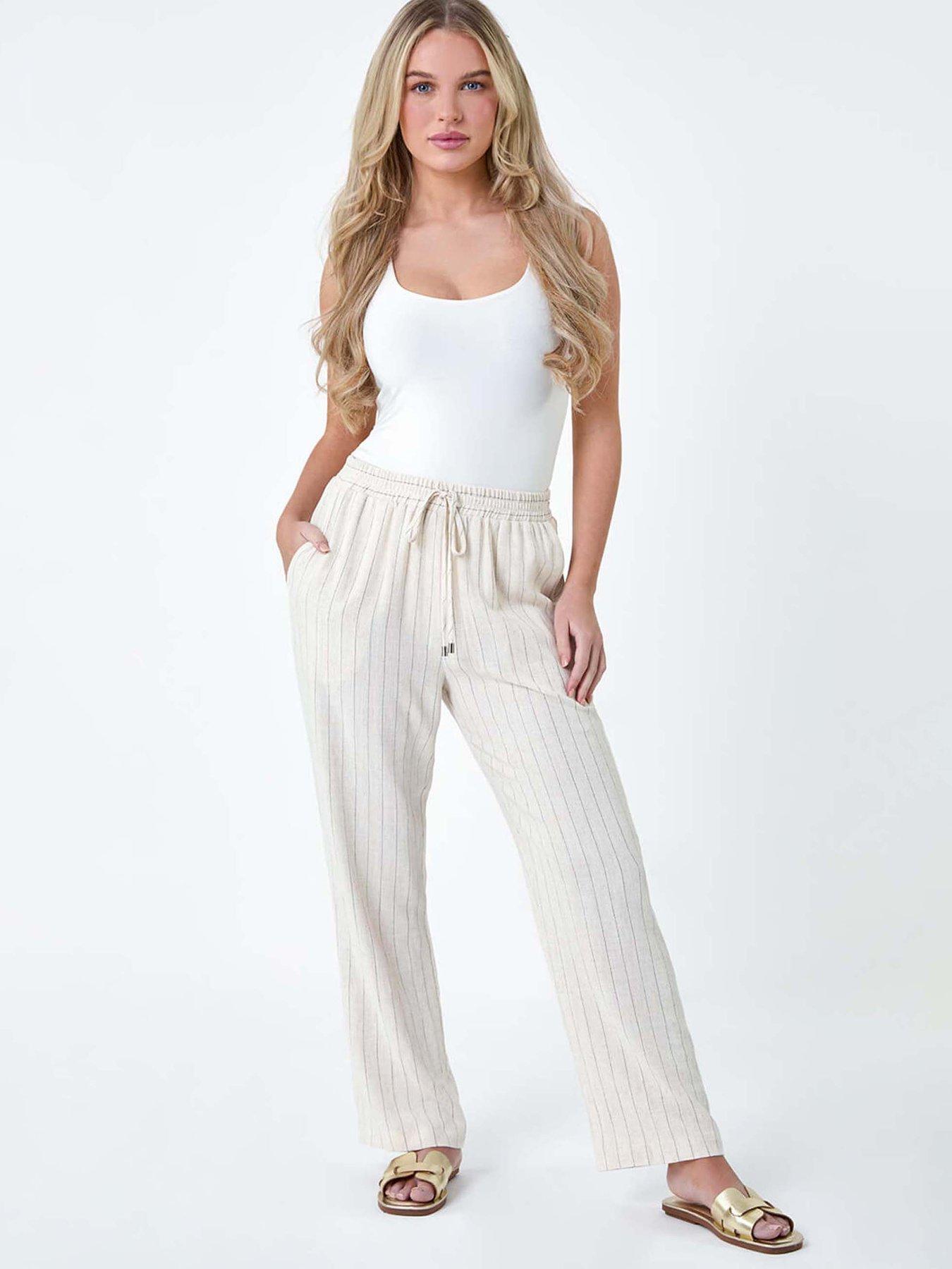 roman-petite-linen-blend-stripe-trousersoutfit