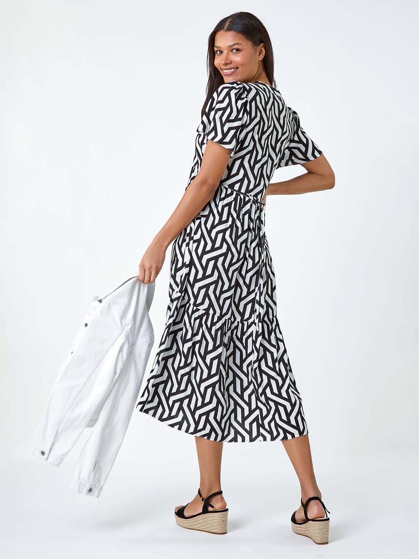 roman-geometric-print-tiered-midi-dressstillFront