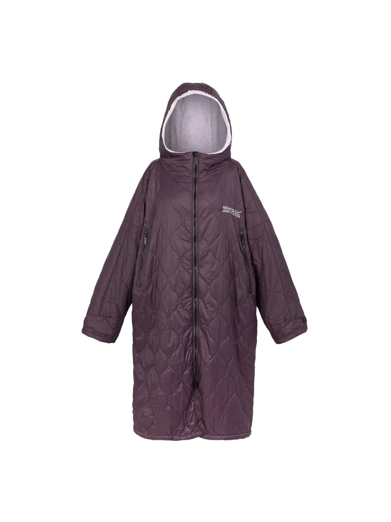 Image 5 of 6 of Regatta Waterproof Quilted Changing Robe - Deep Plum