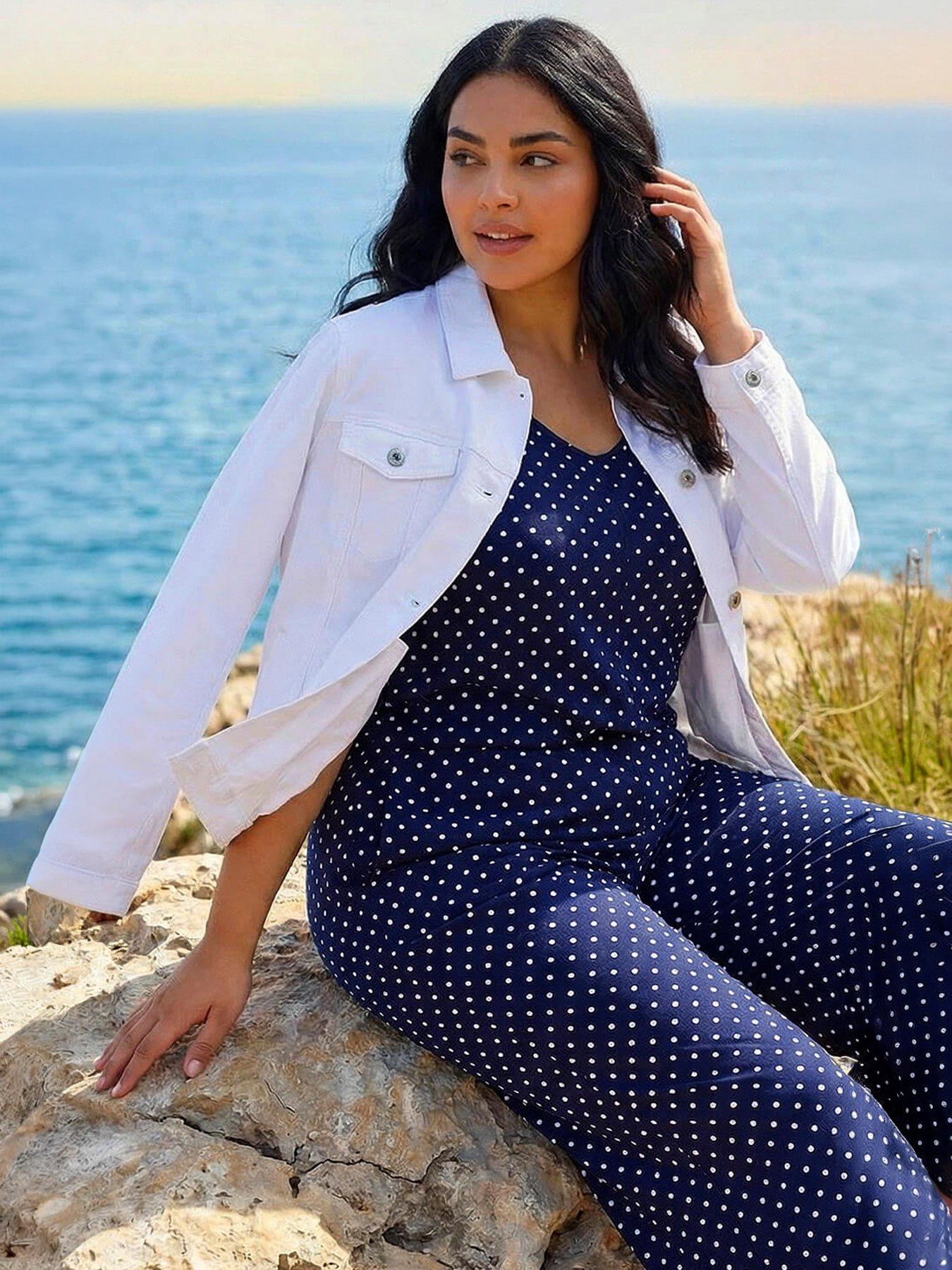 Roman Curve Mid Wash Denim Jacket