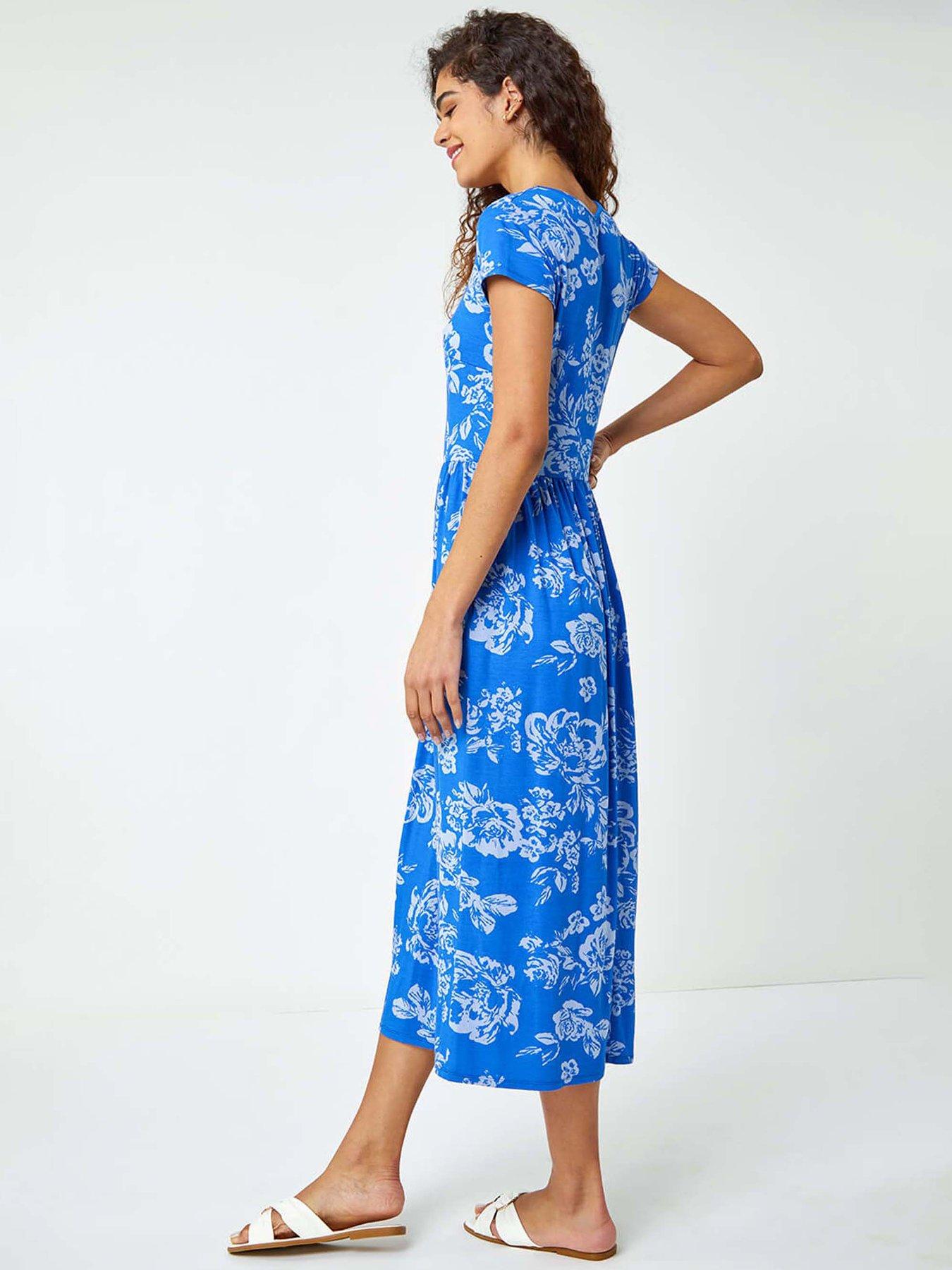roman-floral-print-midi-stretch-dressstillFront