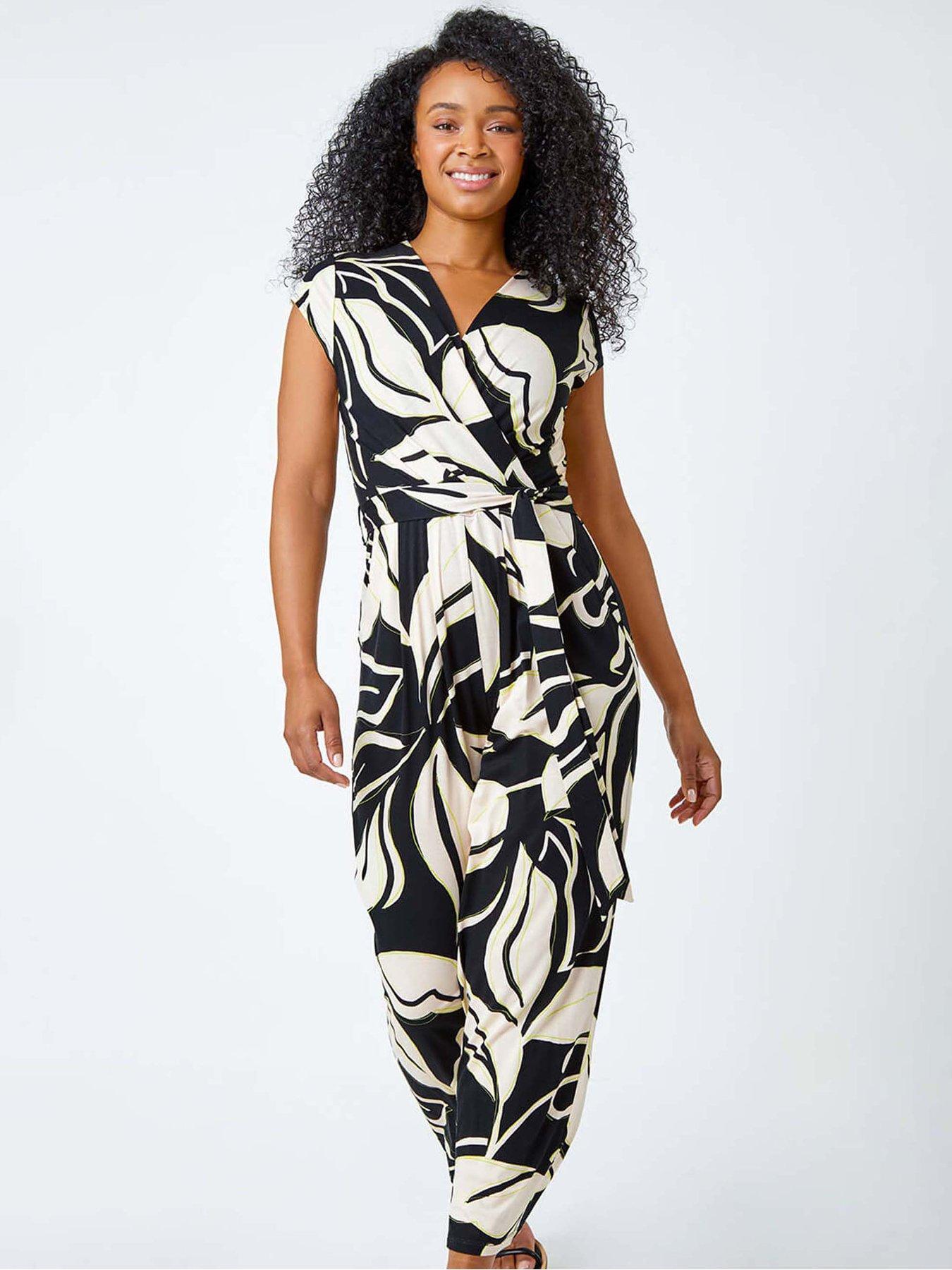roman-petite-leaf-print-stretch-jumpsuitback