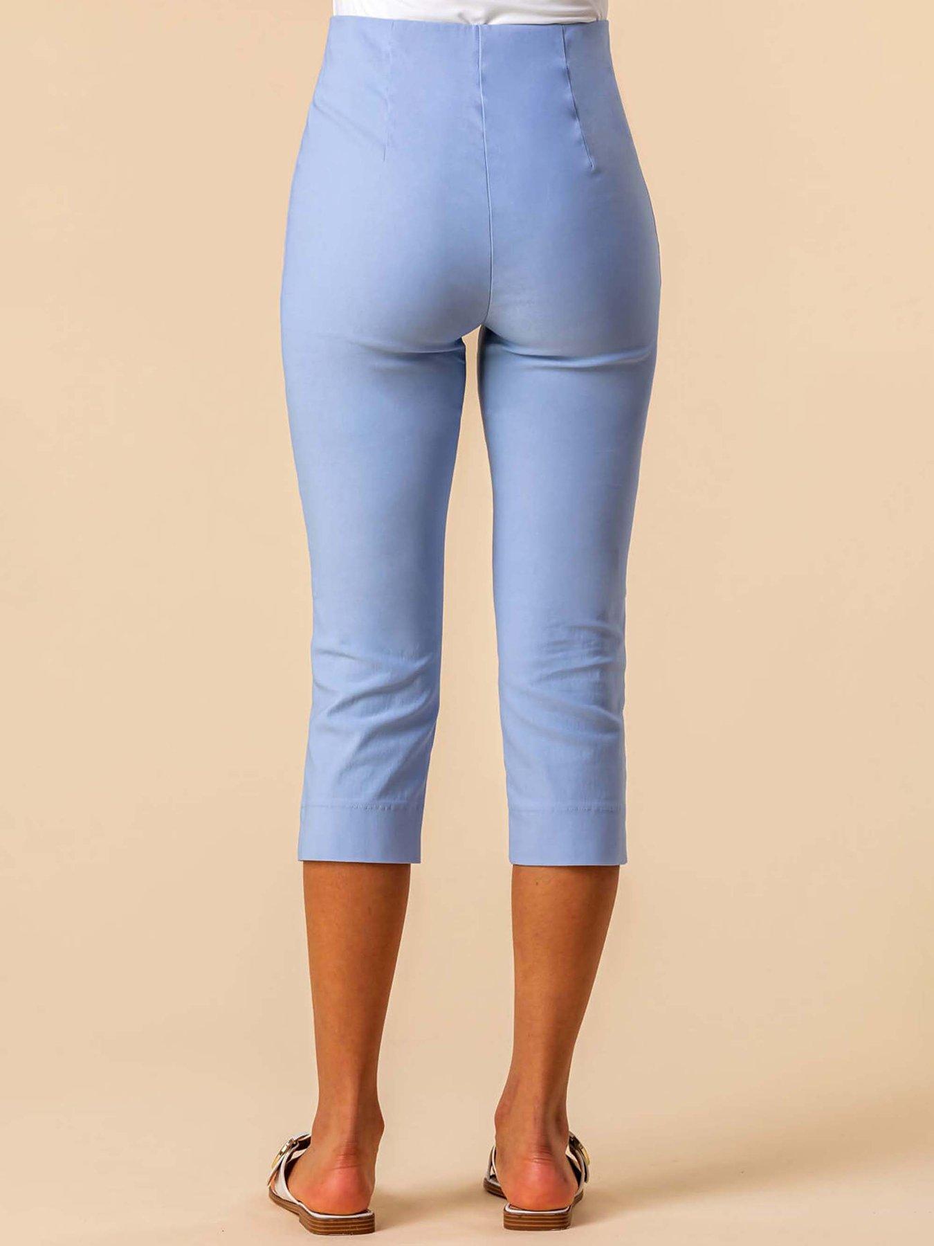 roman-cropped-stretch-trouser-bluestillFront