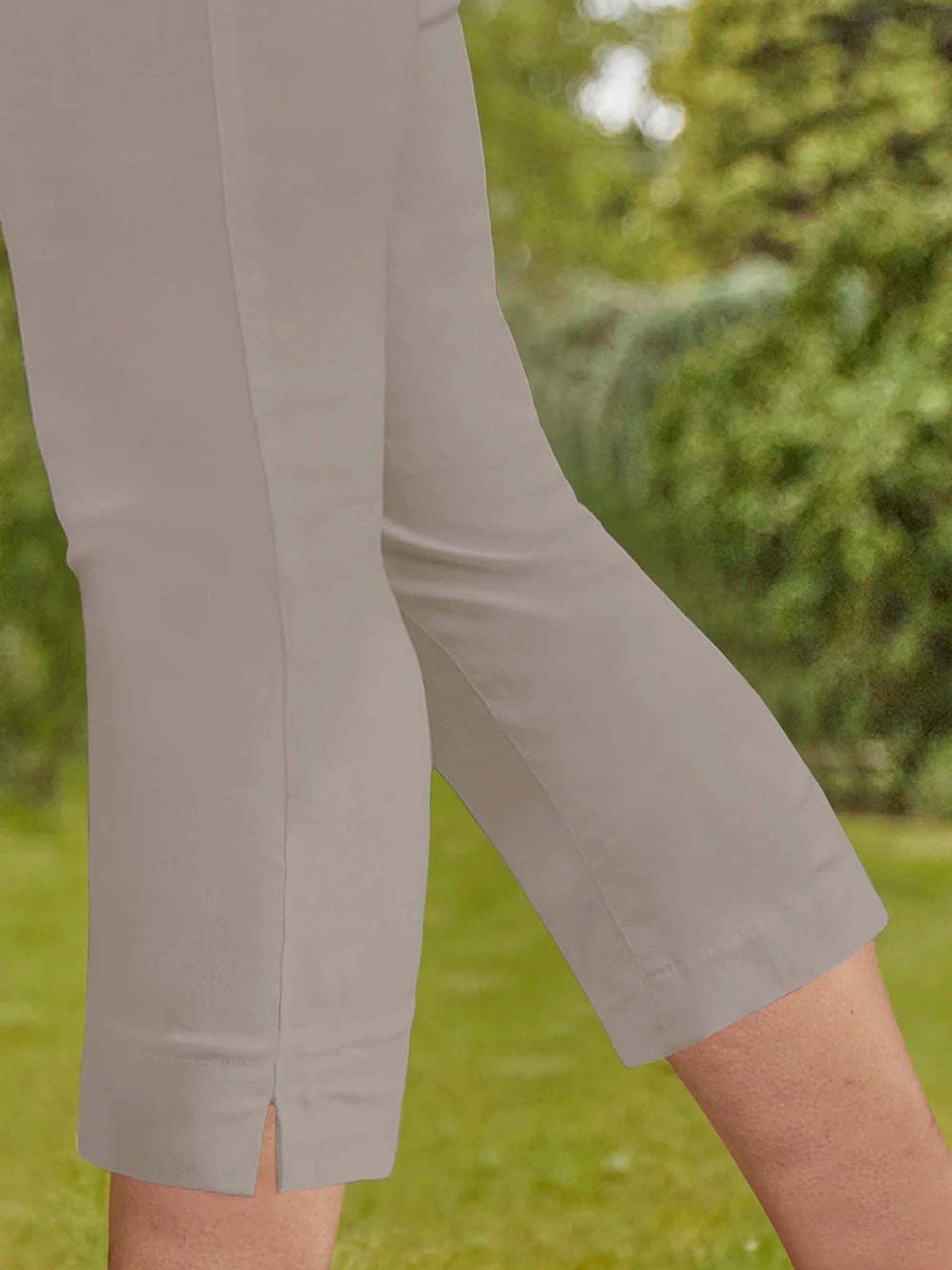 roman-cropped-stretch-trouser-brownoutfit