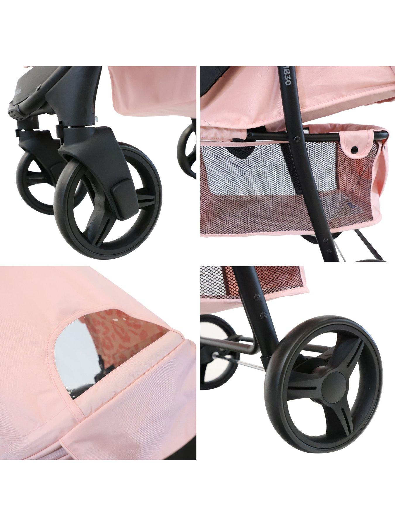 Image 5 of 5 of My Babiie MB30 Plus Pushchair - Pink Leopard
