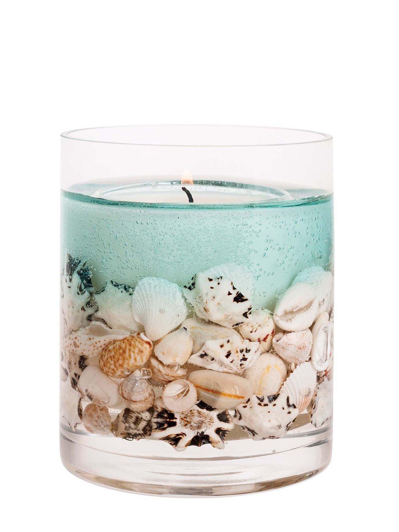 Image 1 of 2 of Stoneglow Natures Gift Natural Wax Gel Ocean Candle