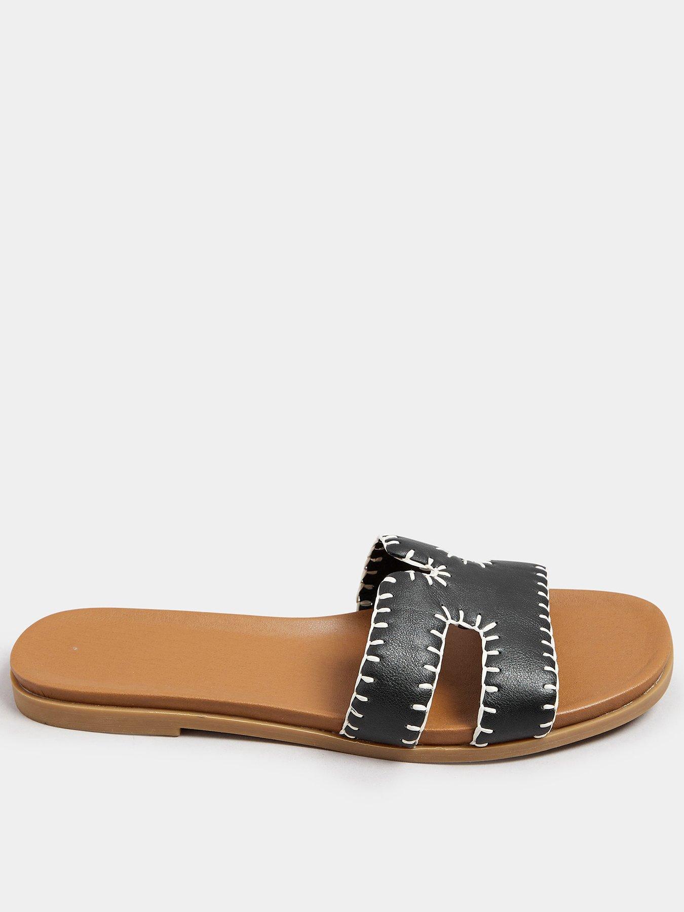 undefined Extra Wide Fit Edge Stitch Mule