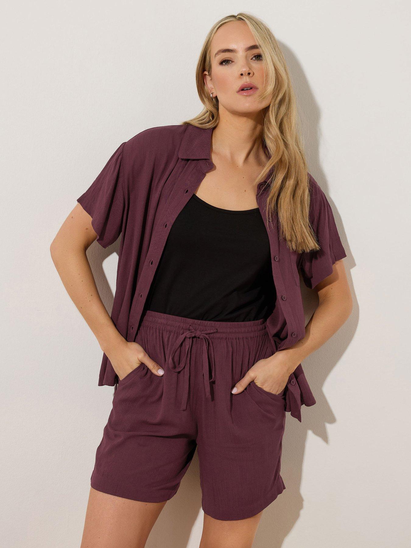 long-tall-sally-tall-crinkle-short-purple